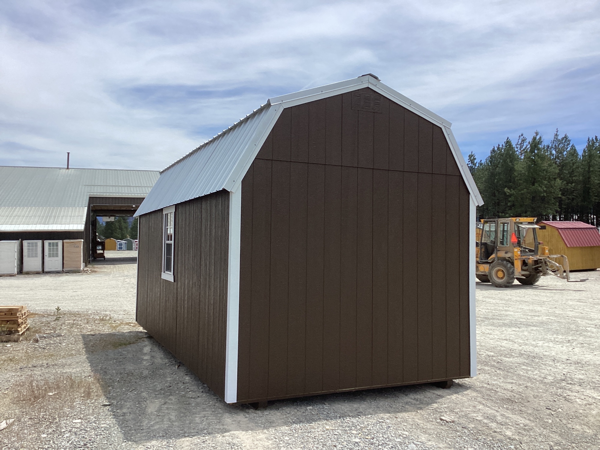 Lofted Barn Side Porch - 10x20
