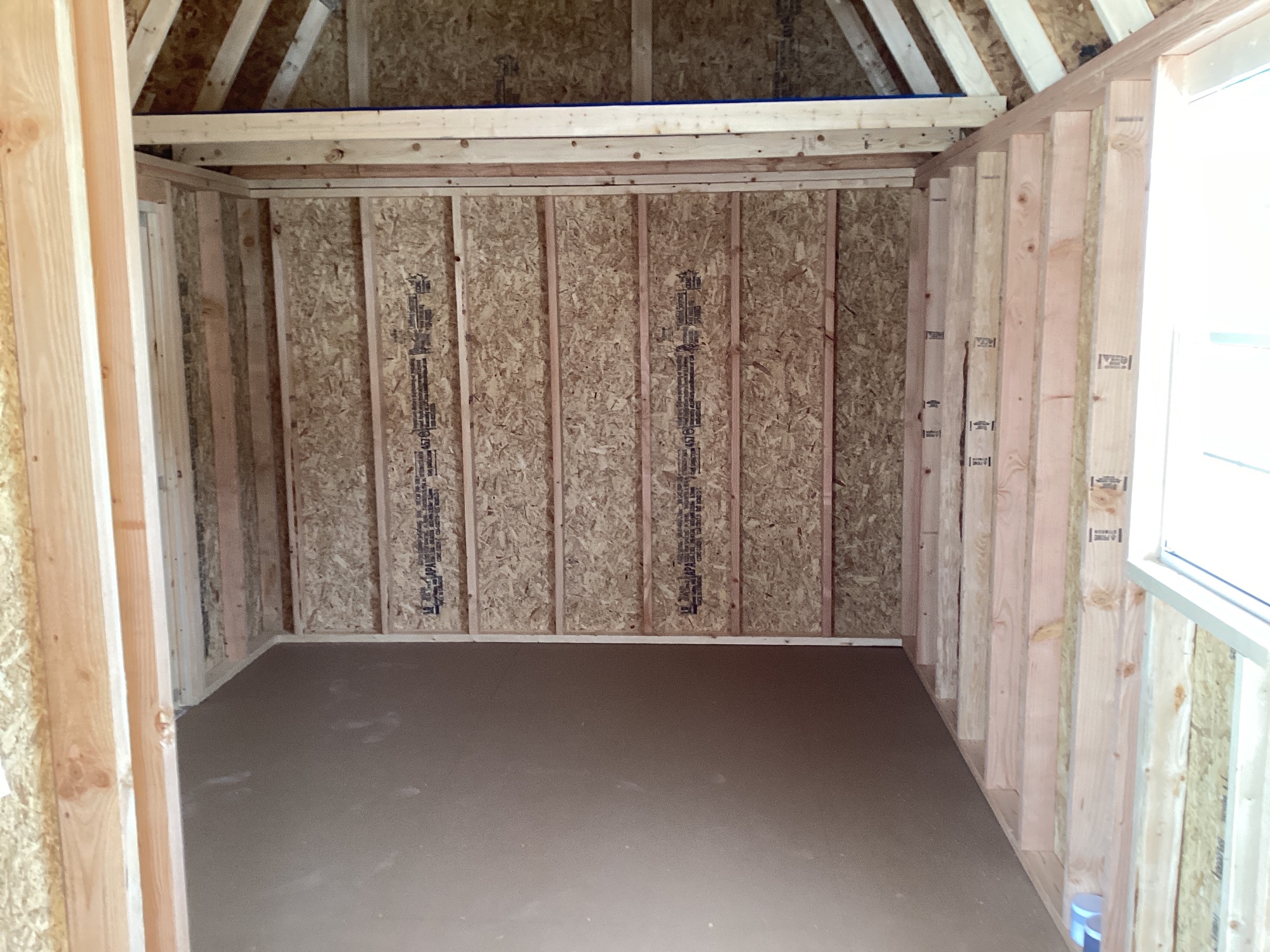 Lofted Barn Side Porch - 10x20