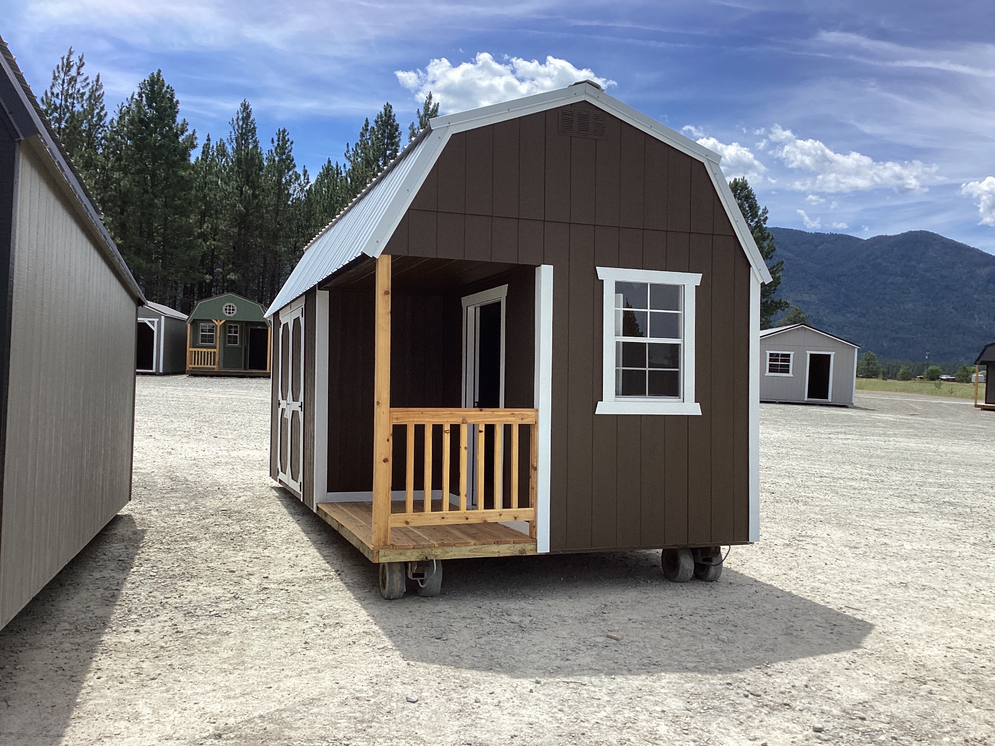 Lofted Barn Side Porch - 10x20
