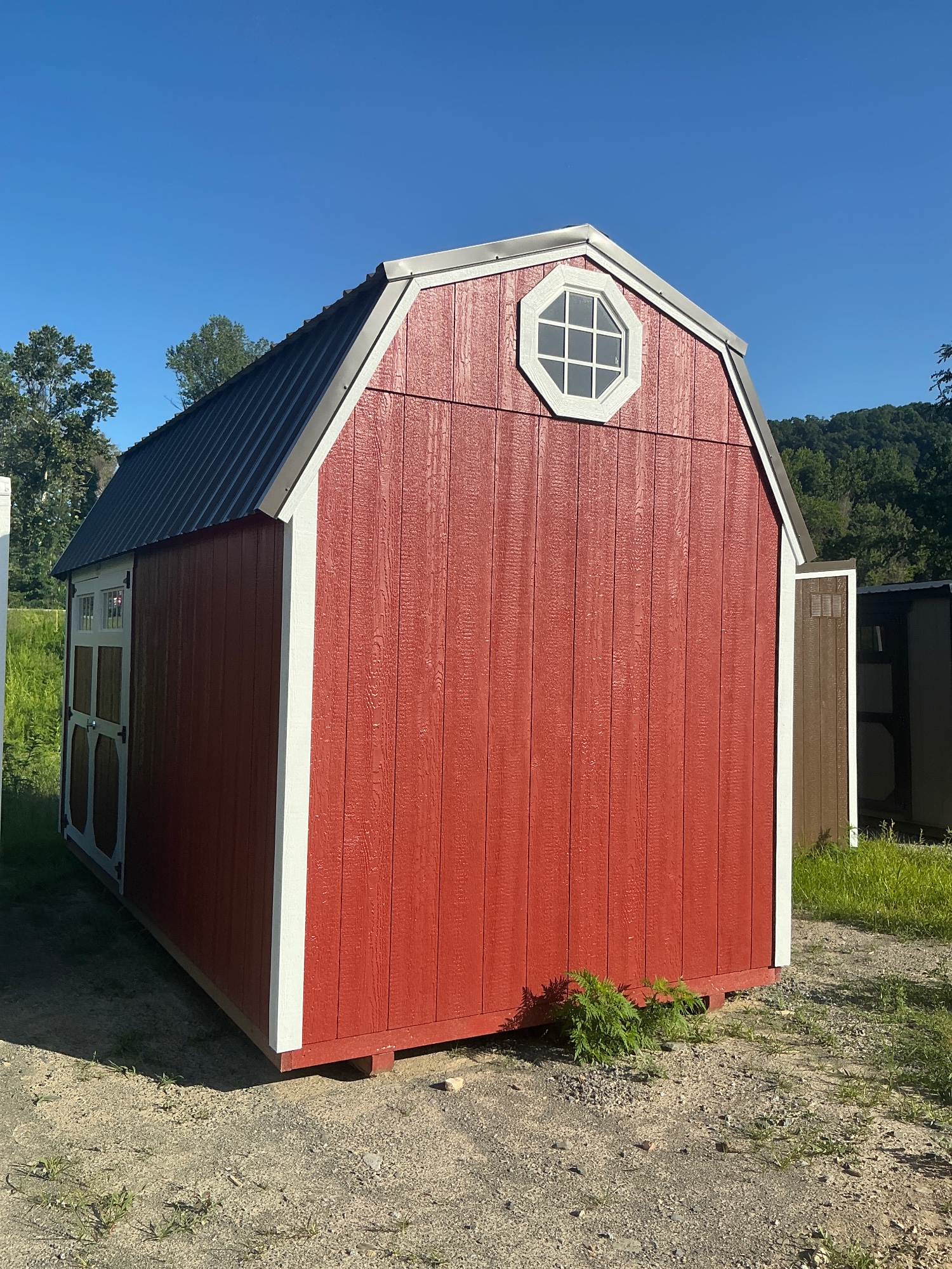 Lofted Barn Side Porch - 8x16