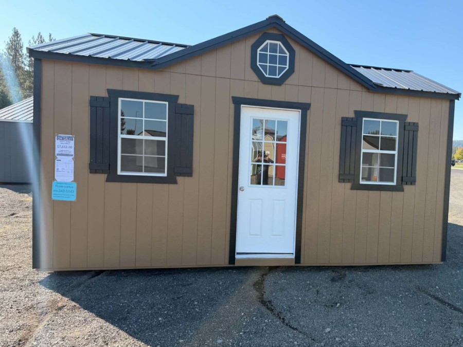 Utility Gable Dormer - 10x20 w/ shutters!