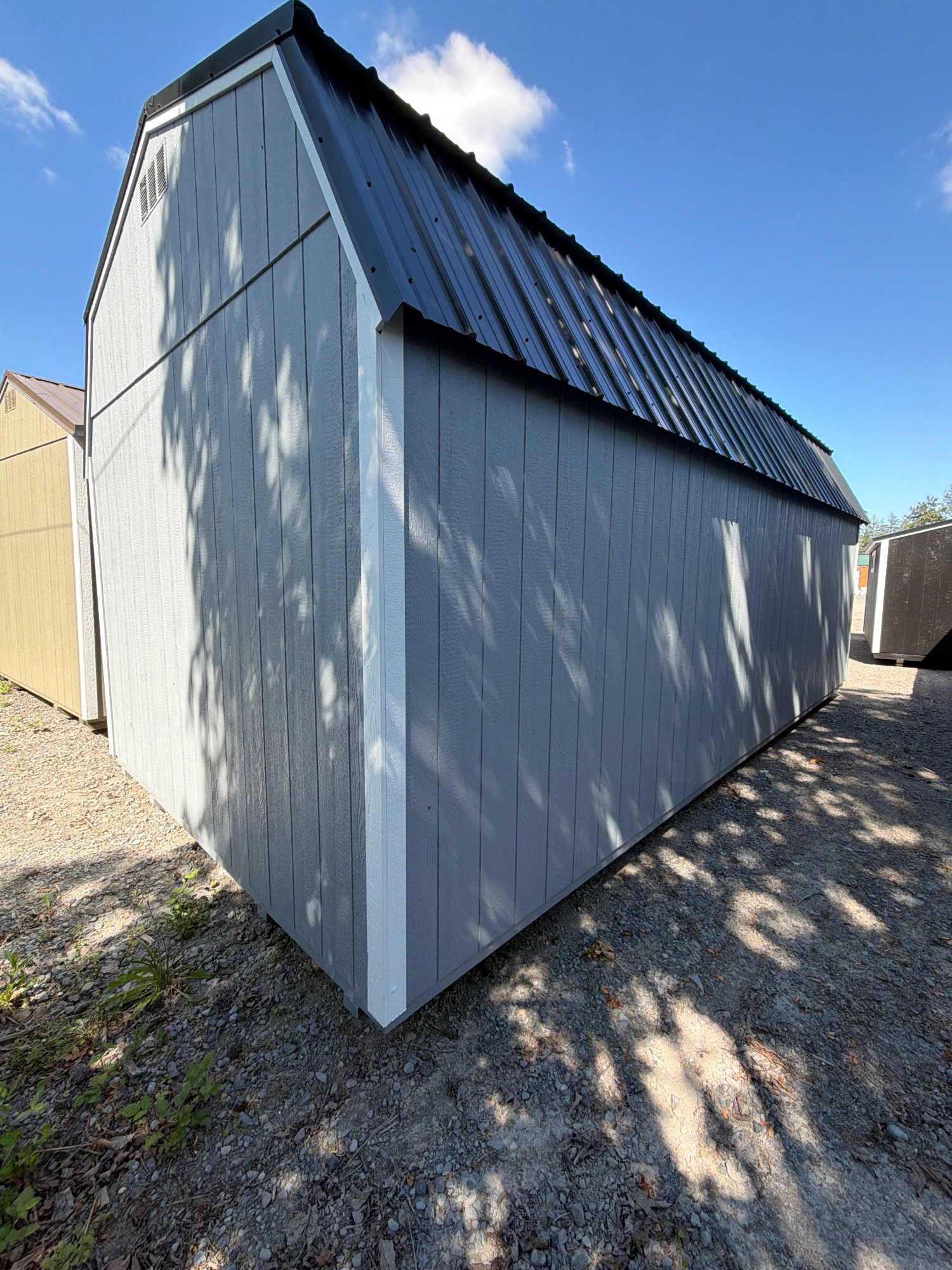 Lofted Barn Garage - 12x24 image 2