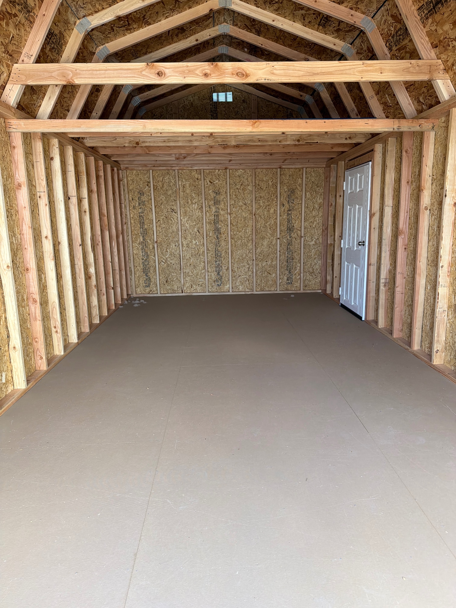 Lofted Barn Garage - 12x24 image 4