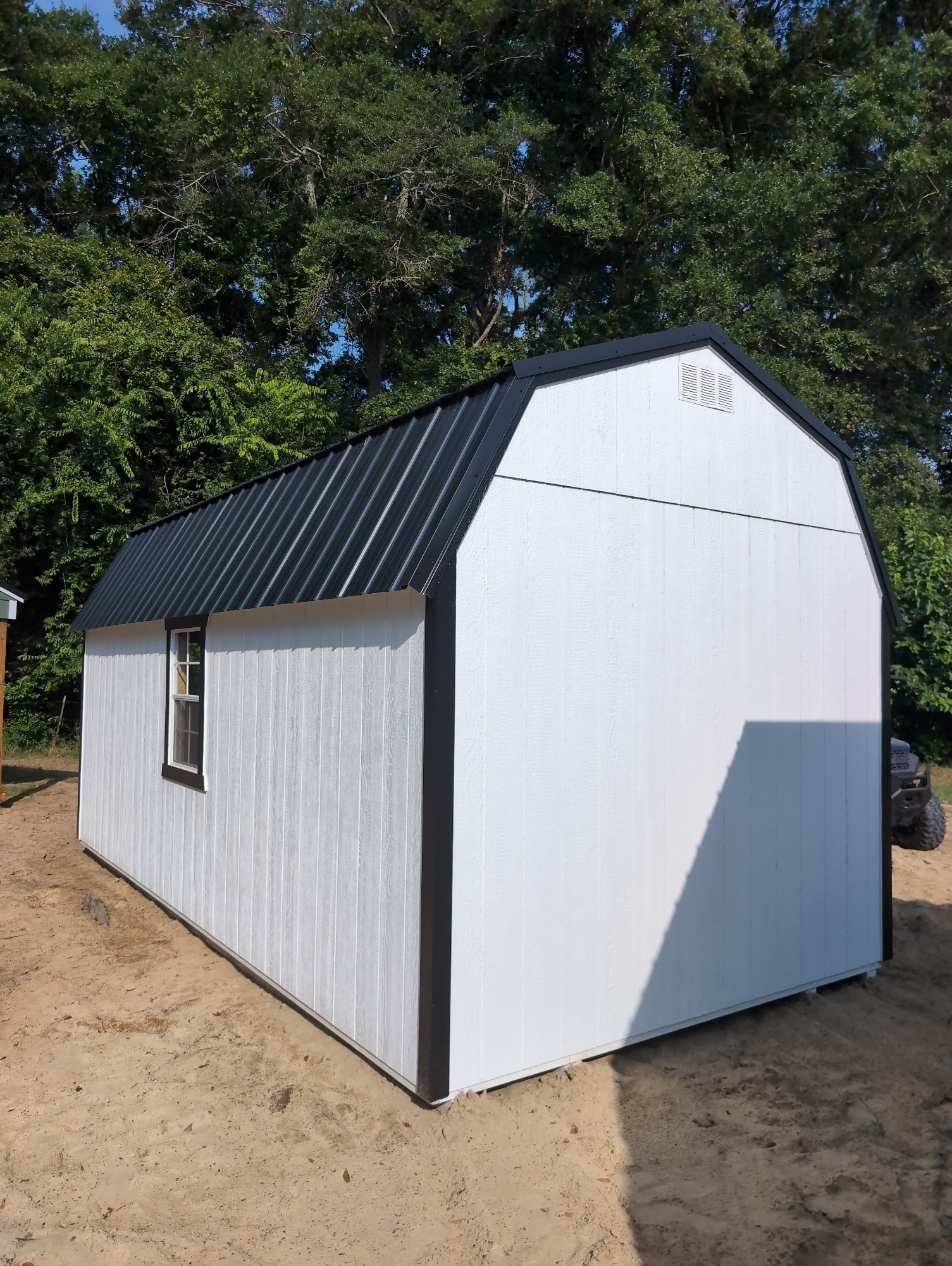 Lofted Barn Side Porch - 10x20 image 2