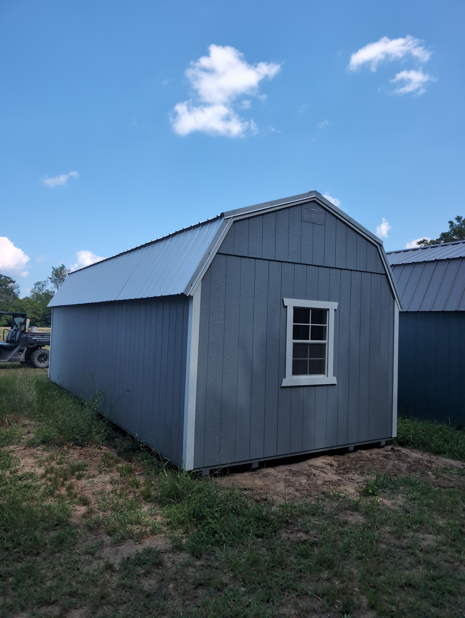 Lofted Barn Garage - 12x28 image 2