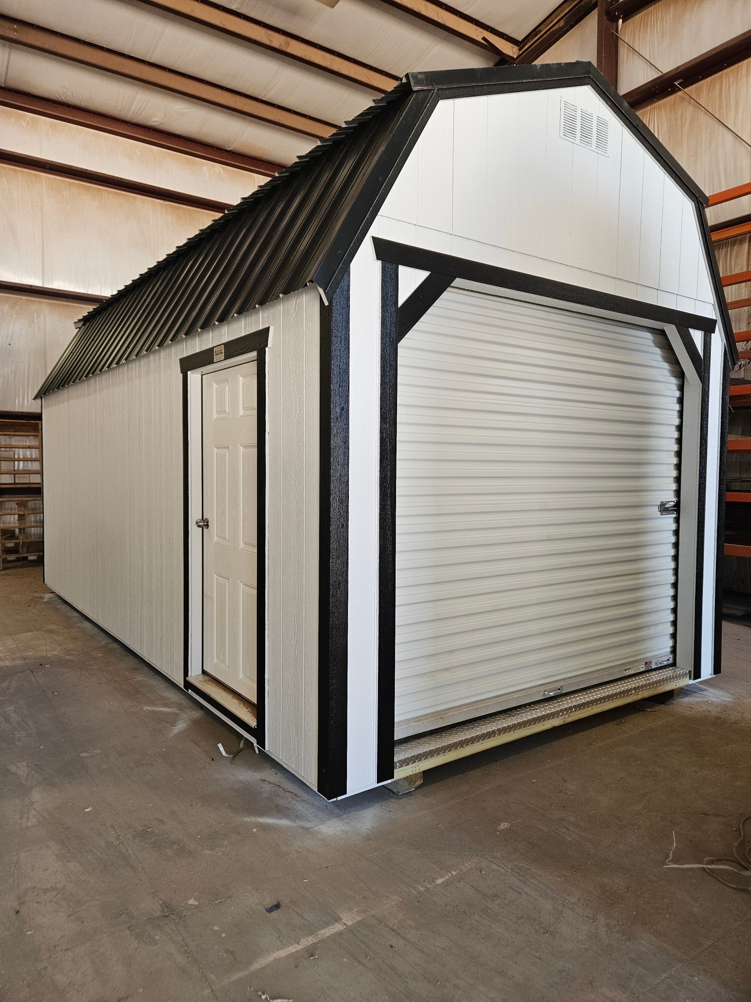Lofted Barn 8' Garage - 10x20