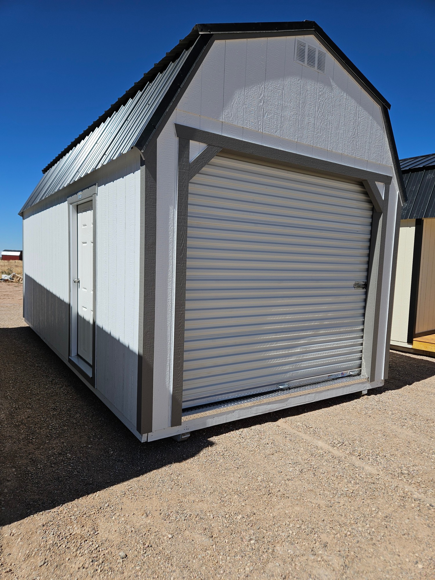 Lofted Barn 8' Garage - 10x20
