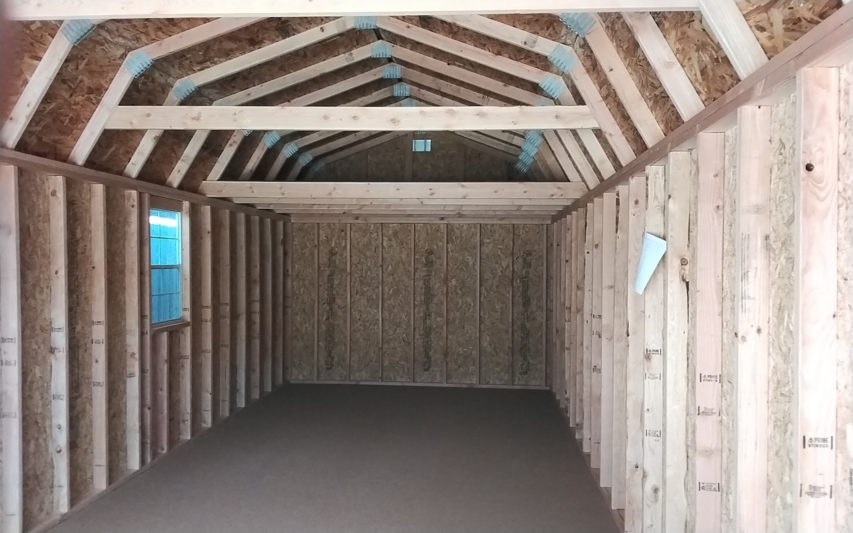 Lofted Barn Garage - 12x28 image 4