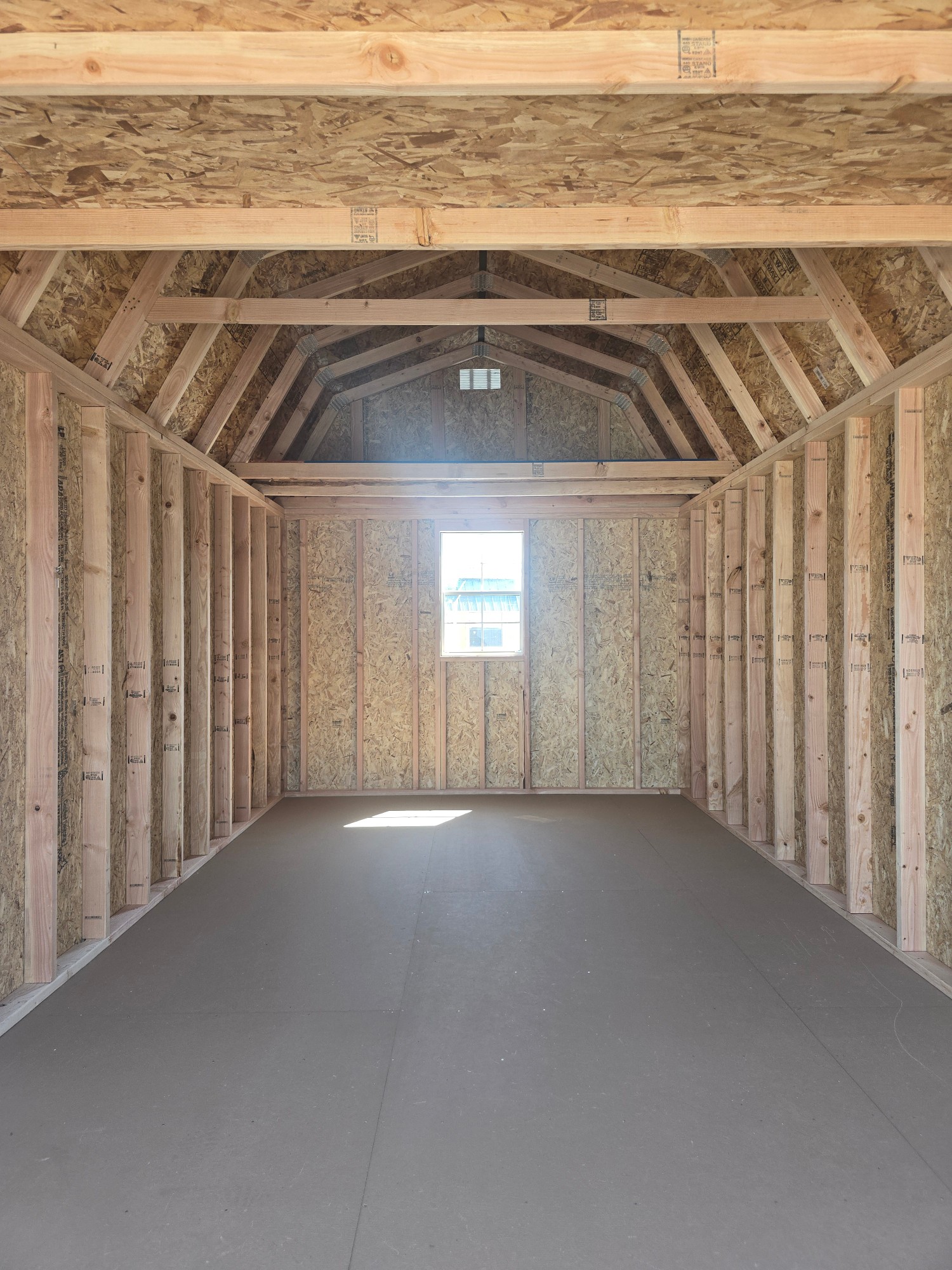 Lofted Barn 8' Garage - 10x20 image 4