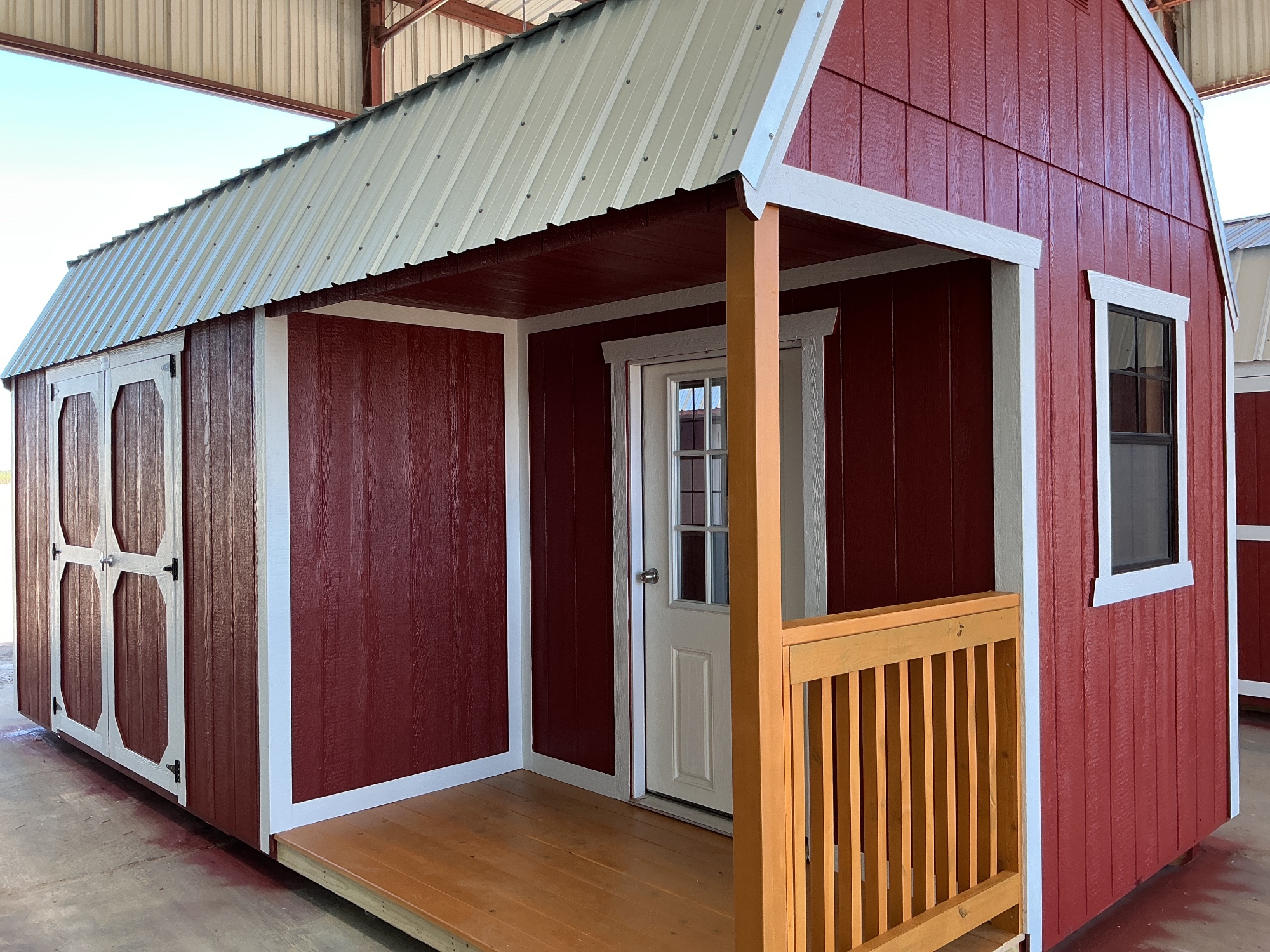 Lofted Barn Side Porch - 10x20