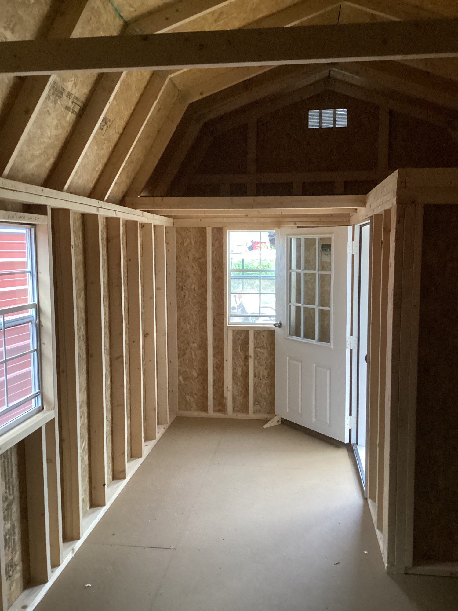 Lofted Barn Side Porch - 10x20 image 4