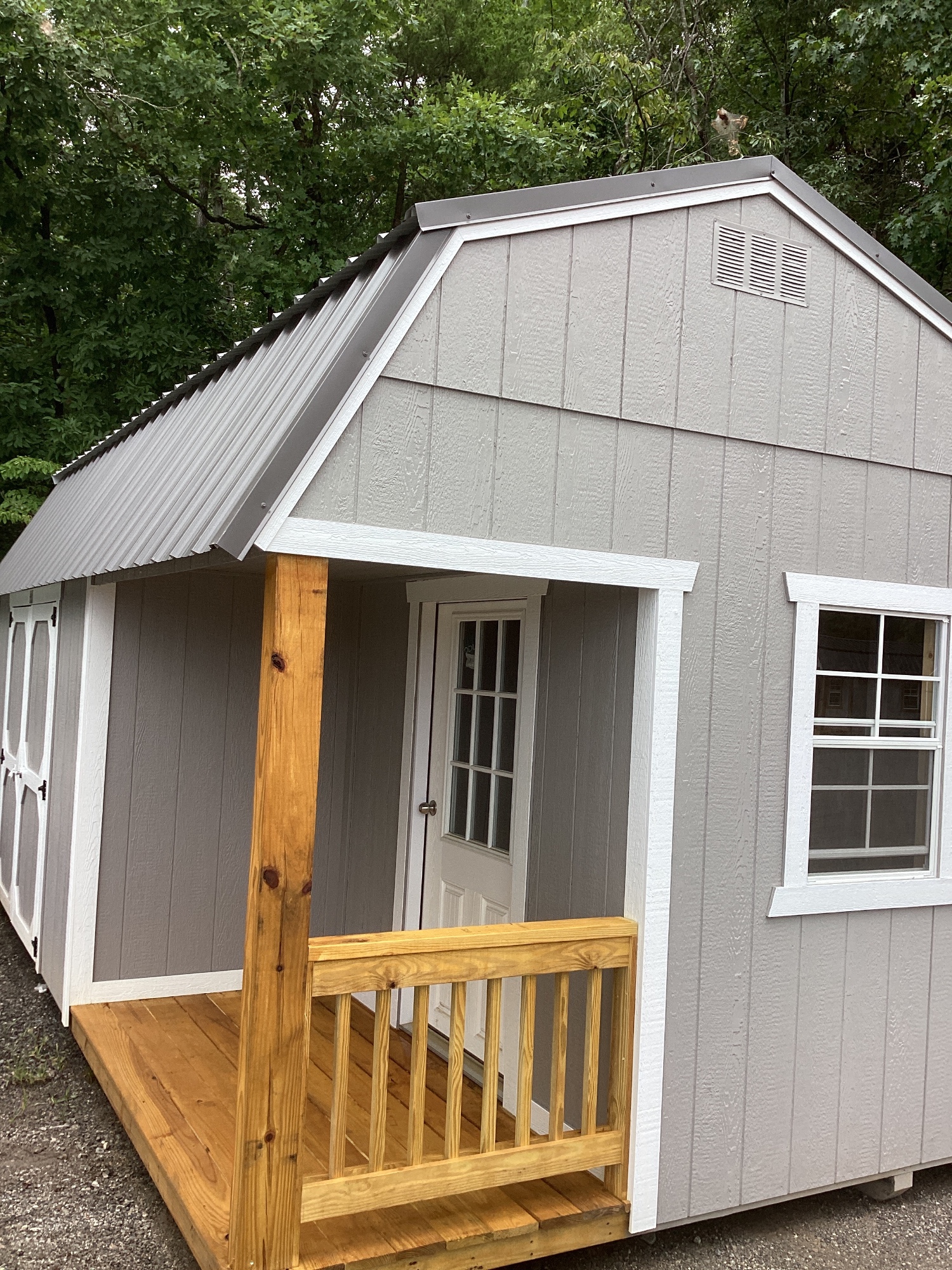 Lofted Barn Side Porch - 10x20