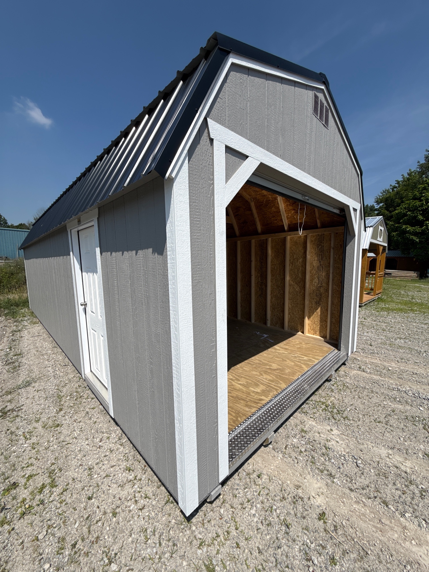 Lofted Barn Garage - 12x28 image 2