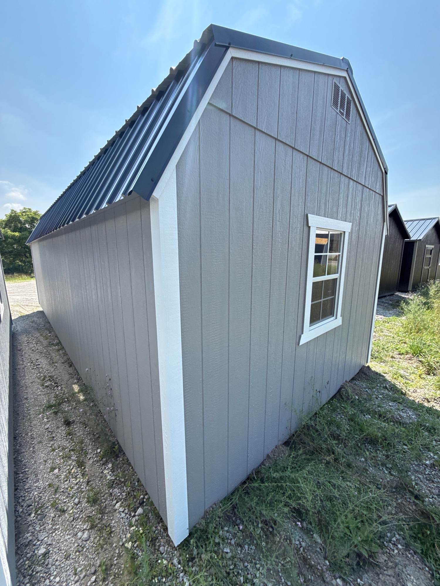 Lofted Barn Garage - 12x28 image 3