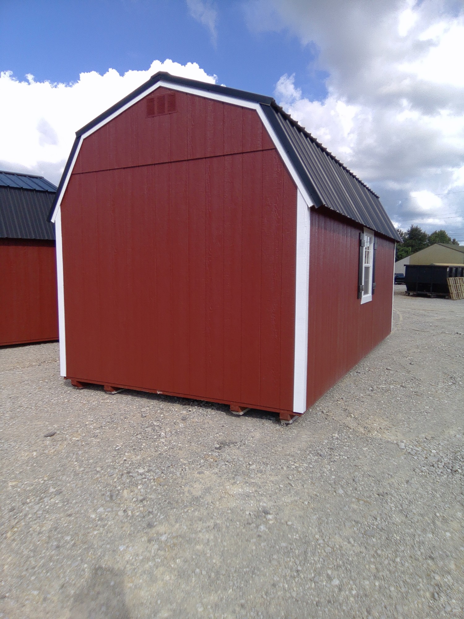 Lofted Barn Side Porch - 10x20 image 2
