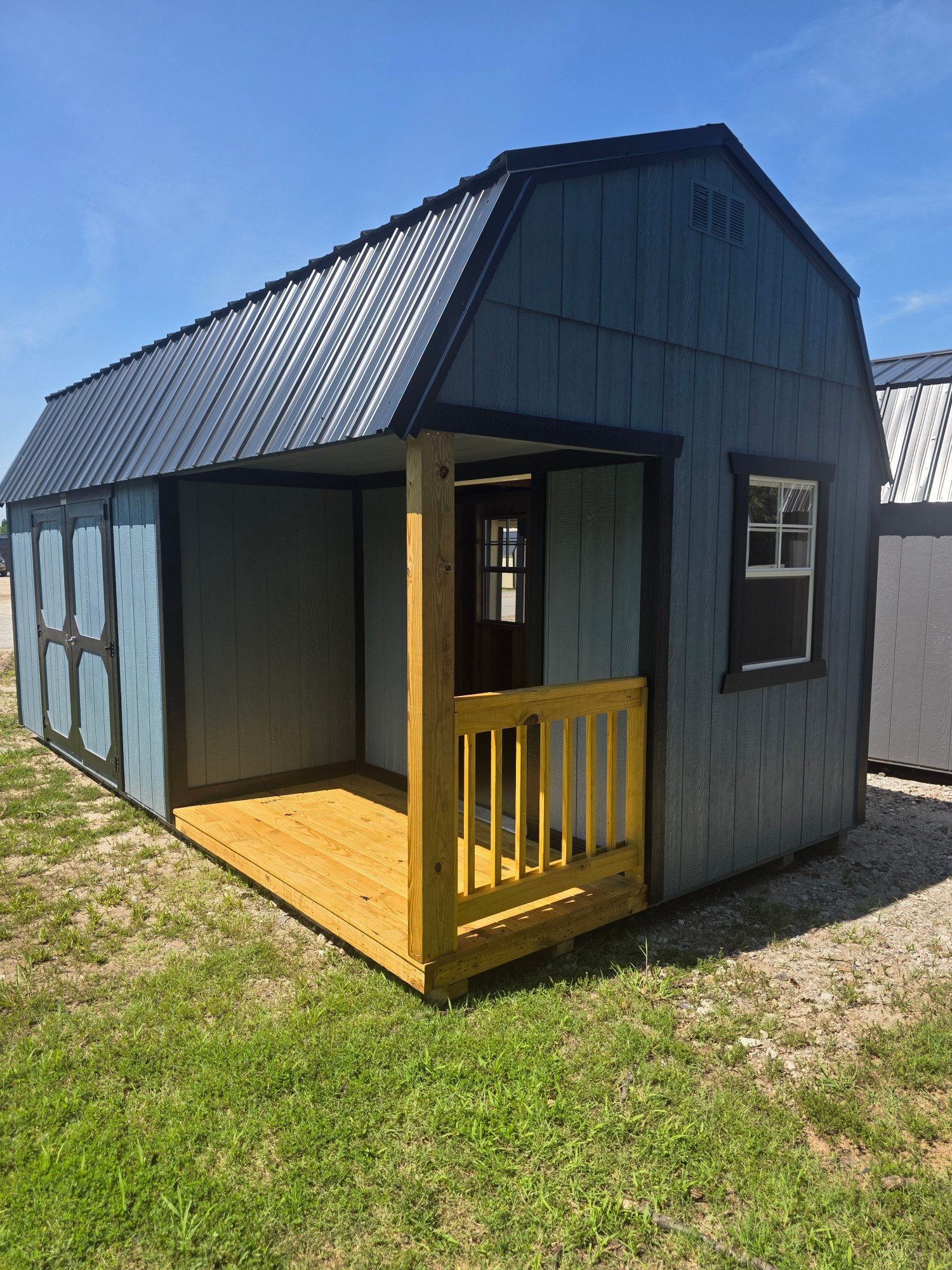 Lofted Barn Side Porch - 10x20