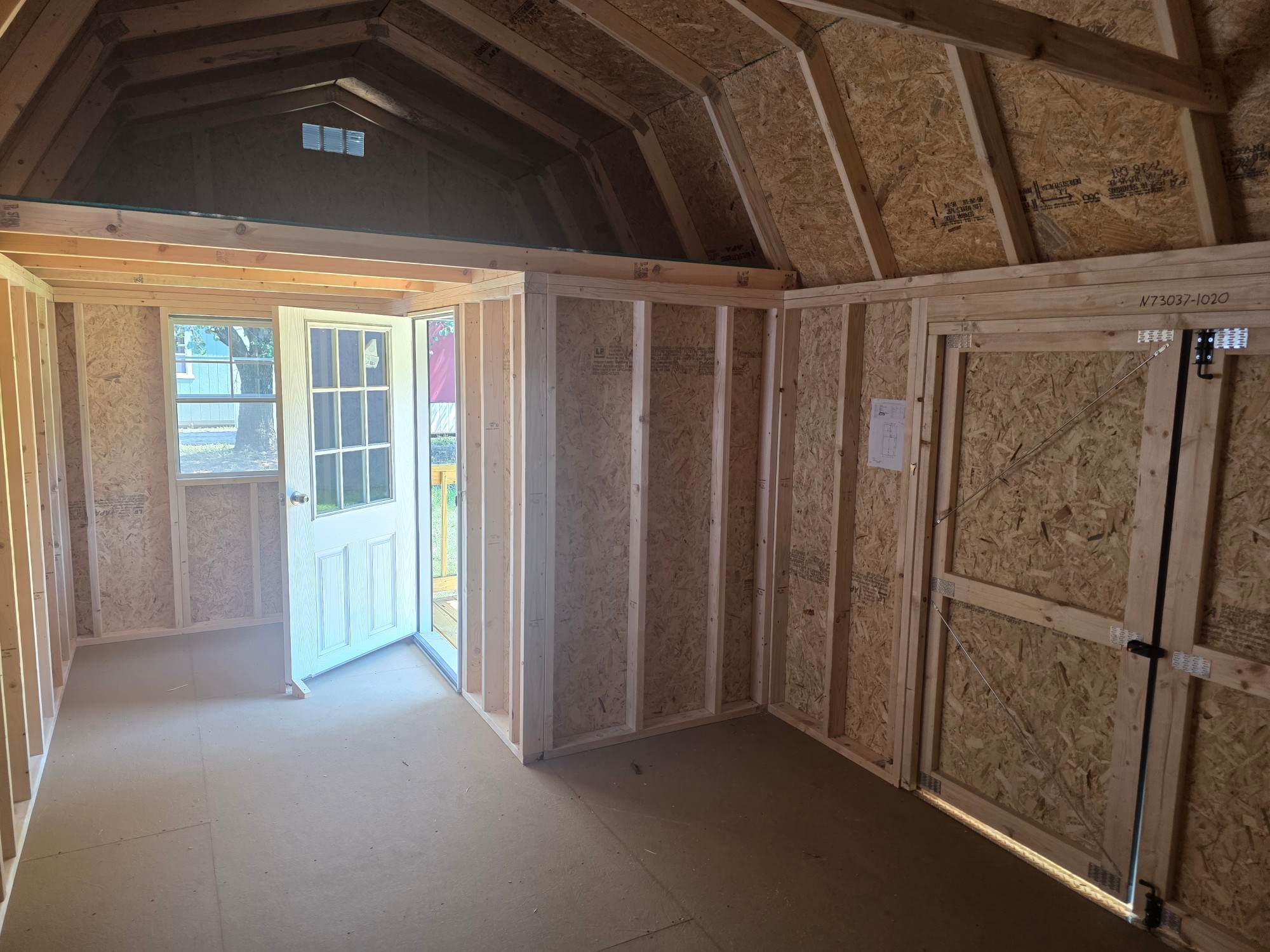 Lofted Barn Side Porch - 10x20 image 4