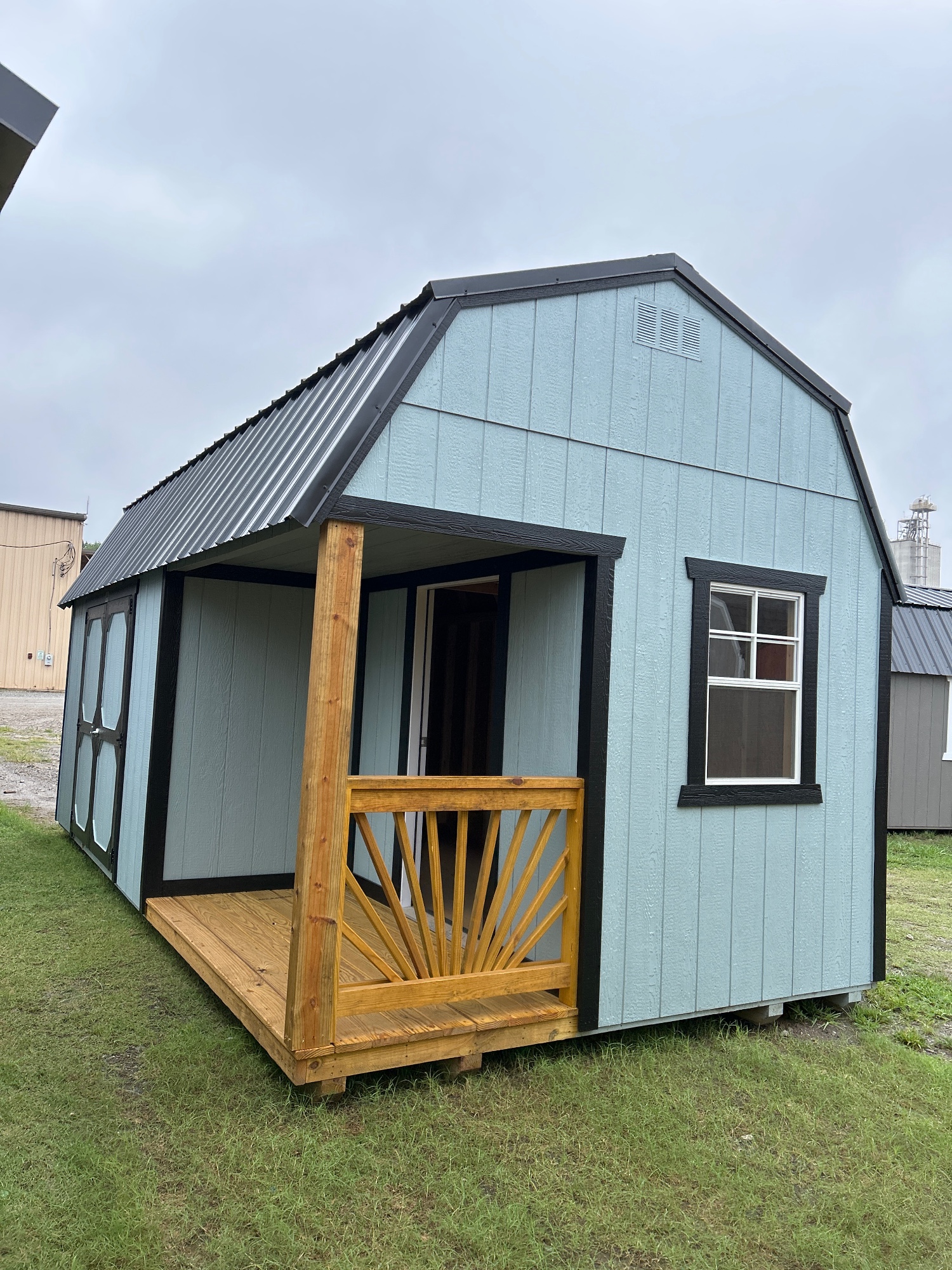 Lofted Barn Side Porch - 10x20
