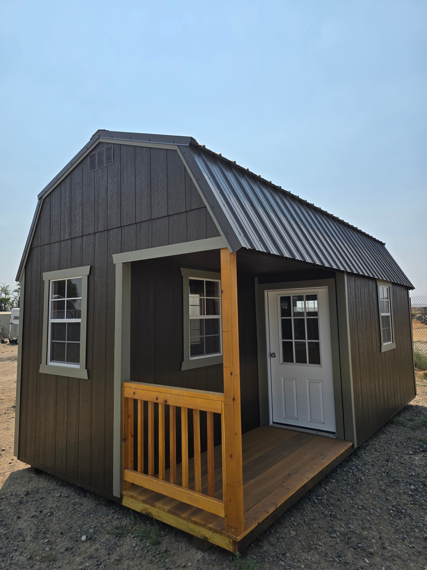 Lofted Barn Side Porch - 10x20