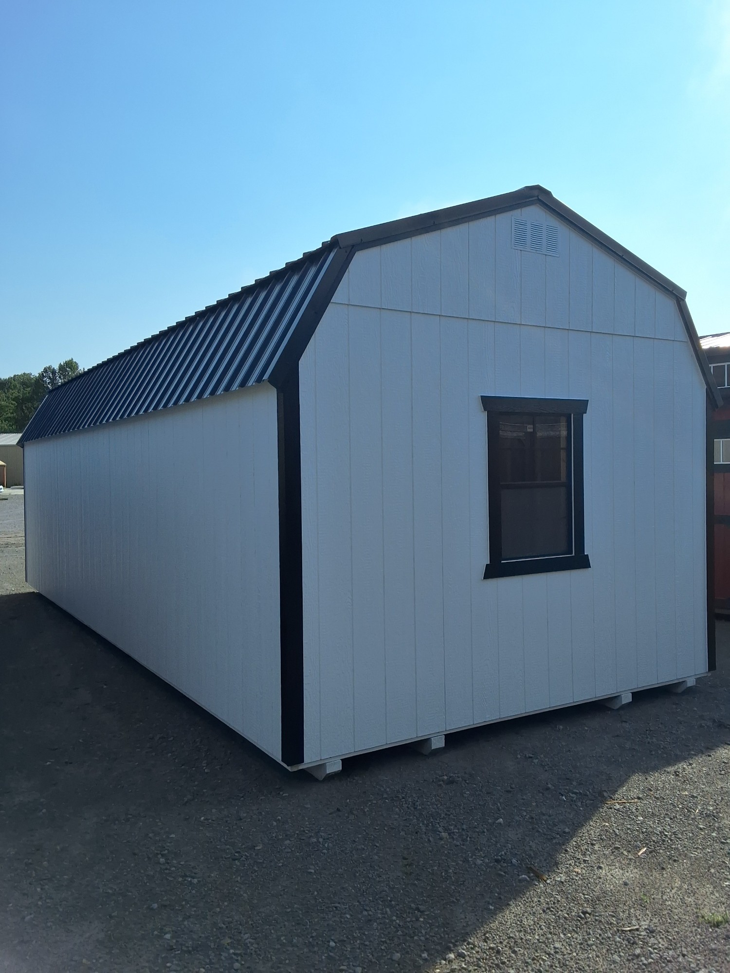 Lofted Barn Garage - 12x28 image 2
