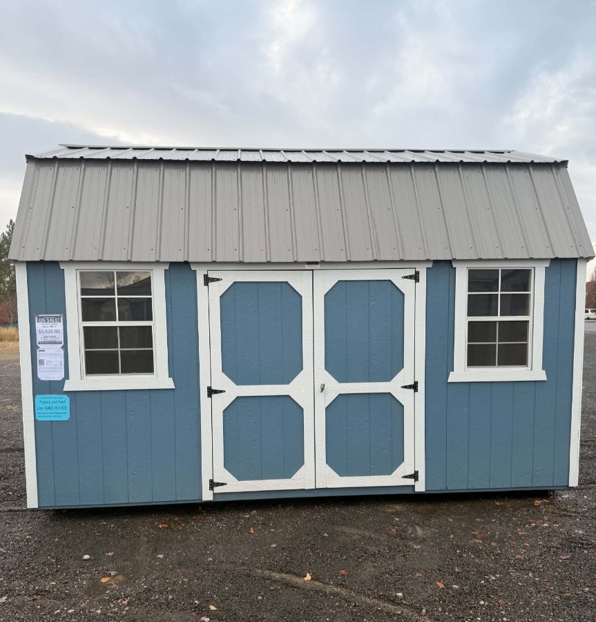 Lofted Barn - 10x16 - 2 Lofts! 2 Windows! SIDE ENTRY