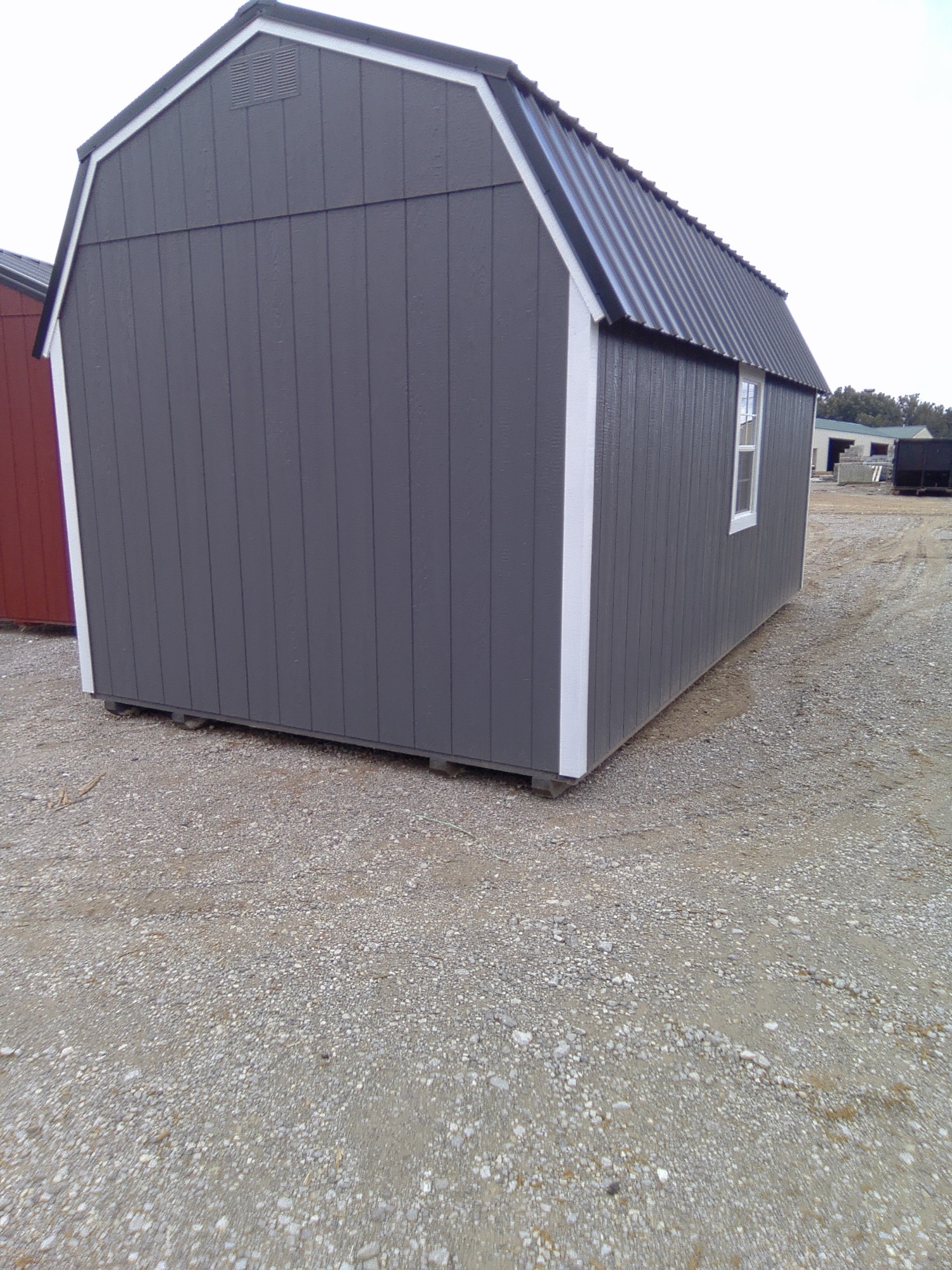 Lofted Barn Side Porch - 10x20 image 2
