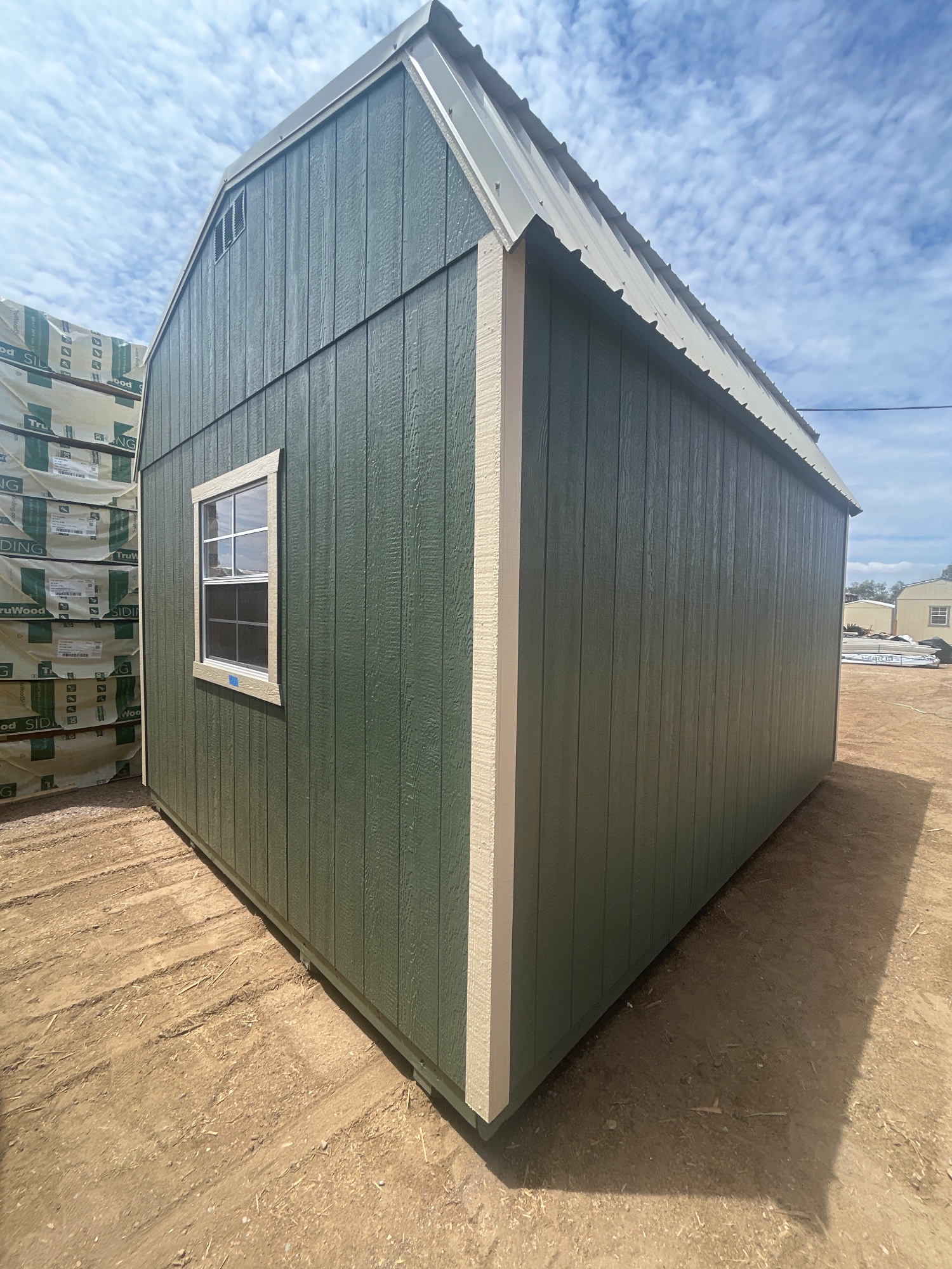 Lofted Barn Garage - 12x16 image 2