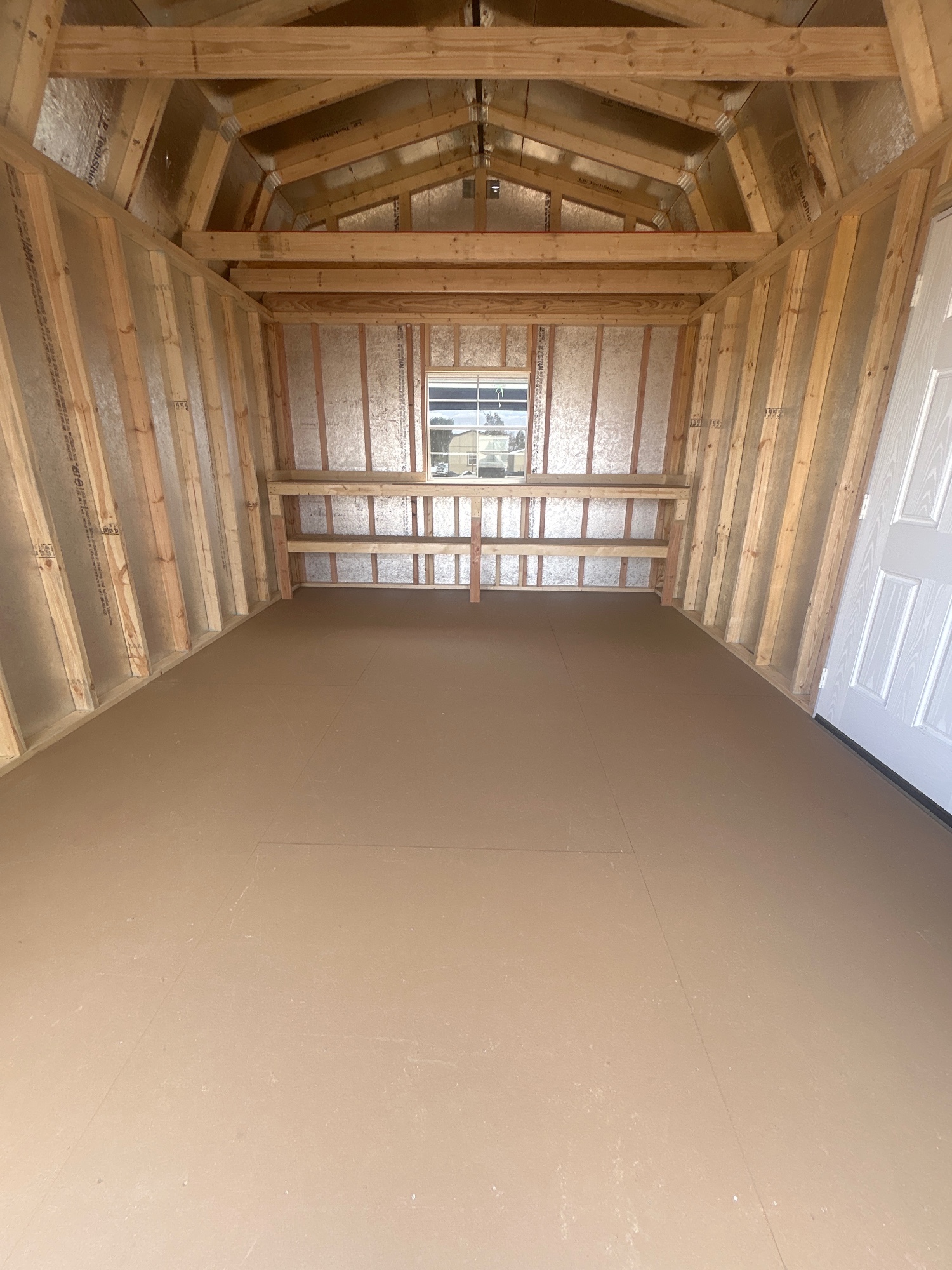 Lofted Barn Garage - 12x16 image 4