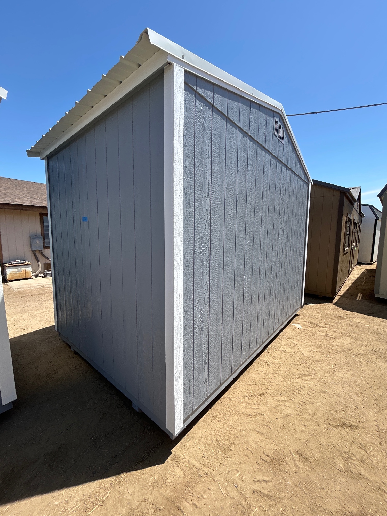 Side Gable - 8x12 with radiant barrier interior image 2