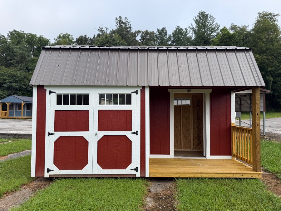 Lofted Barn Side Porch - 8x16