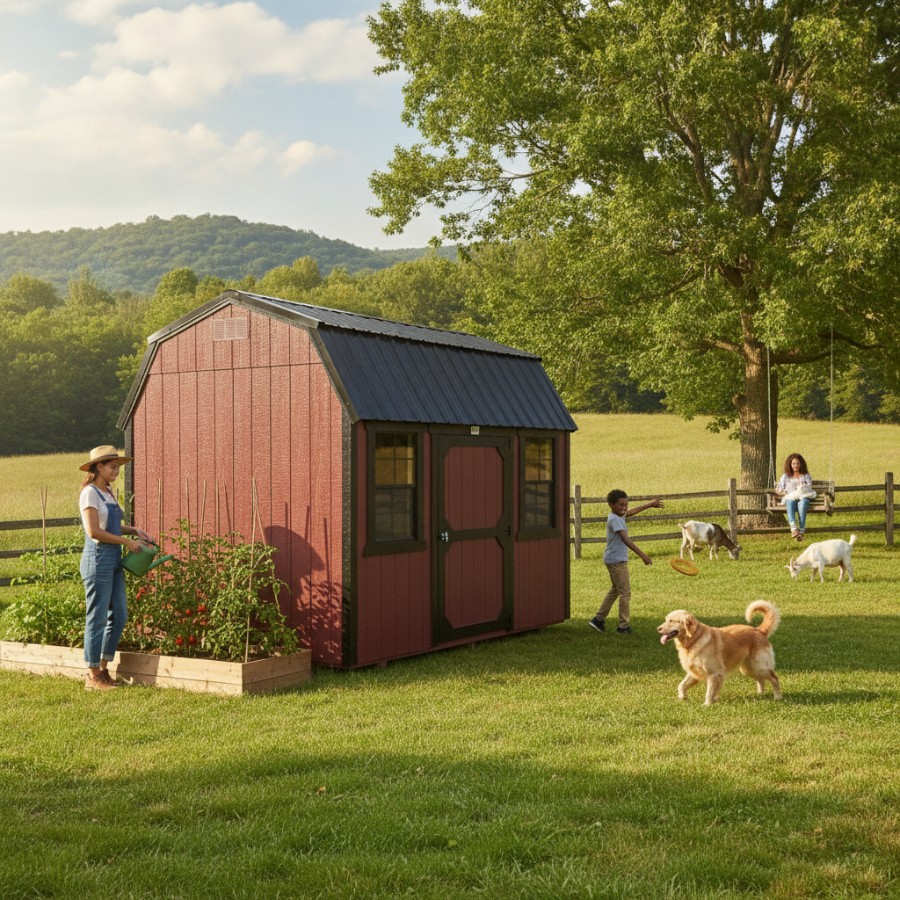 Lofted Barn - 8x12 (In Stock) image 11