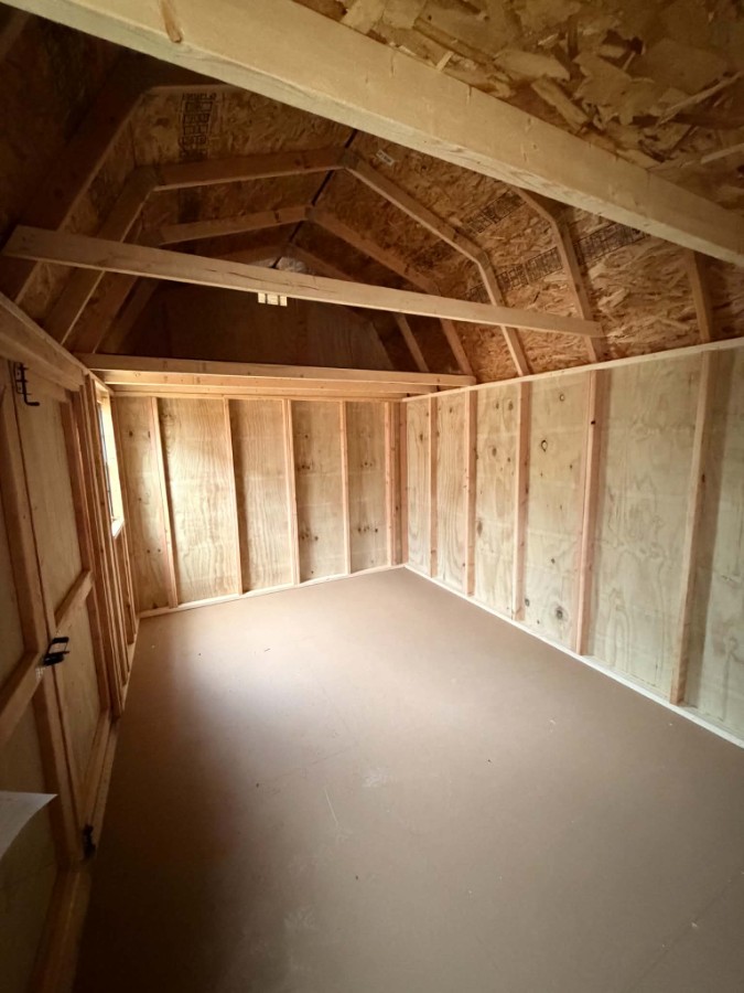 Lofted Barn - 10x16 - 2 Windows! 2 Lofts! WOOD STAIN image 3