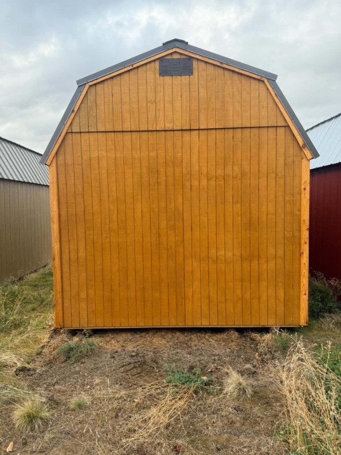 Lofted Barn - 10x16 - 2 Windows! 2 Lofts! WOOD STAIN image 6