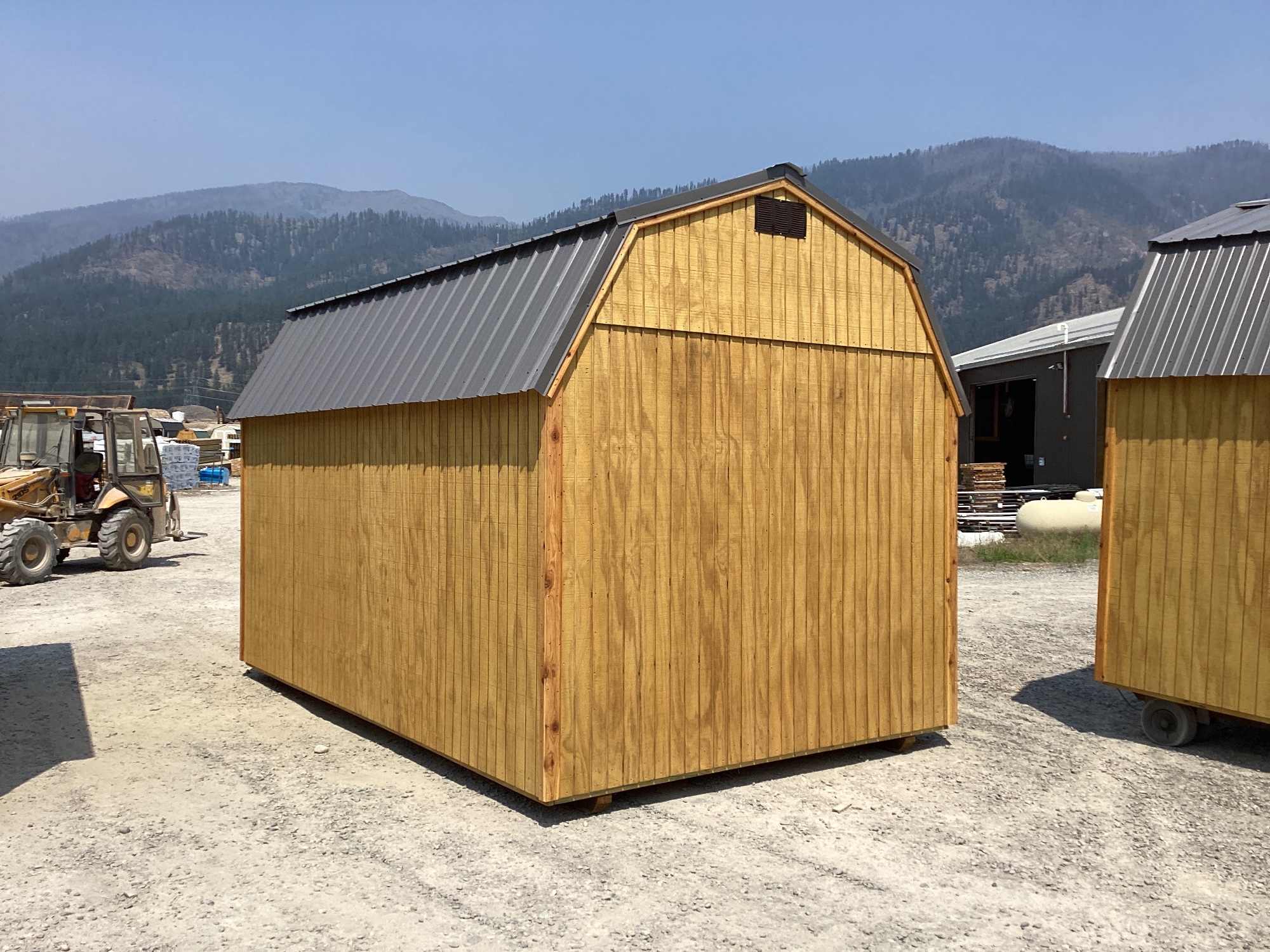 Lofted Barn - 10x16 - 2 Windows! 2 Lofts! WOOD STAIN image 10