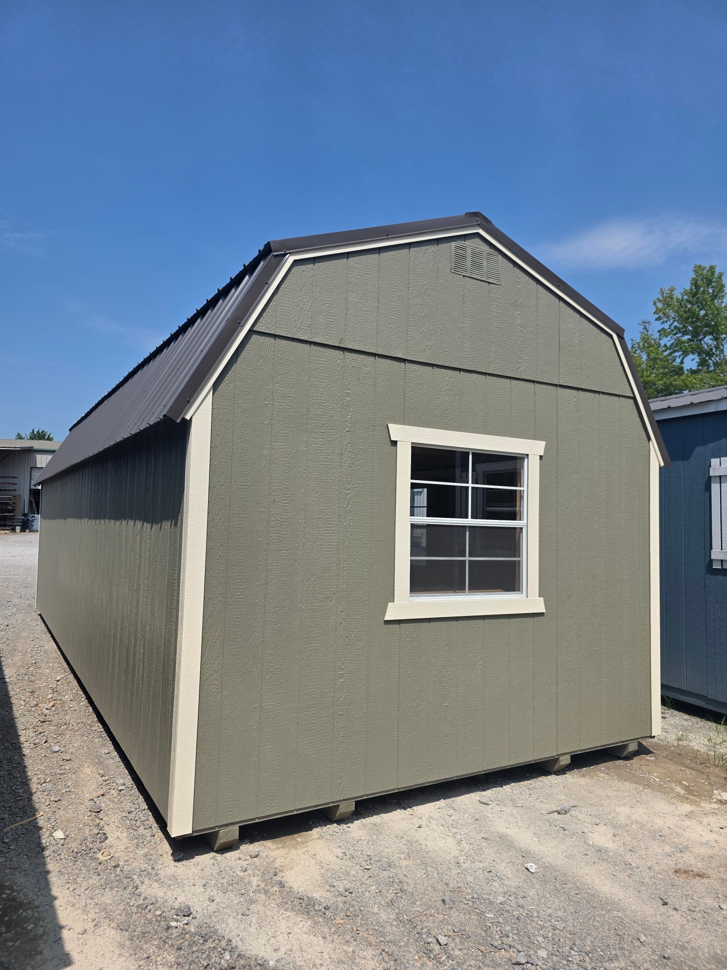 Lofted Barn Garage - 12x28 image 2