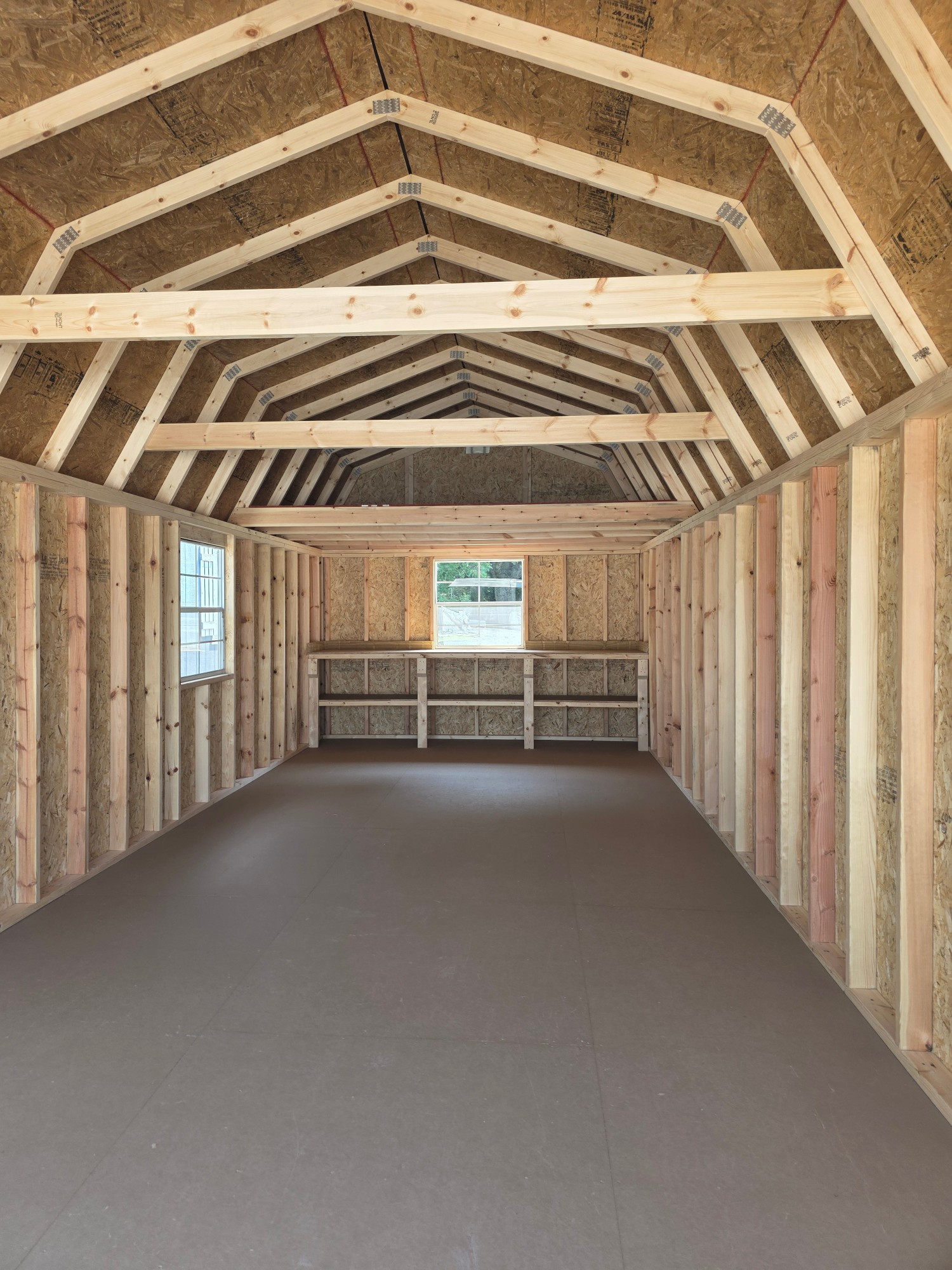Lofted Barn Garage - 12x28 image 4