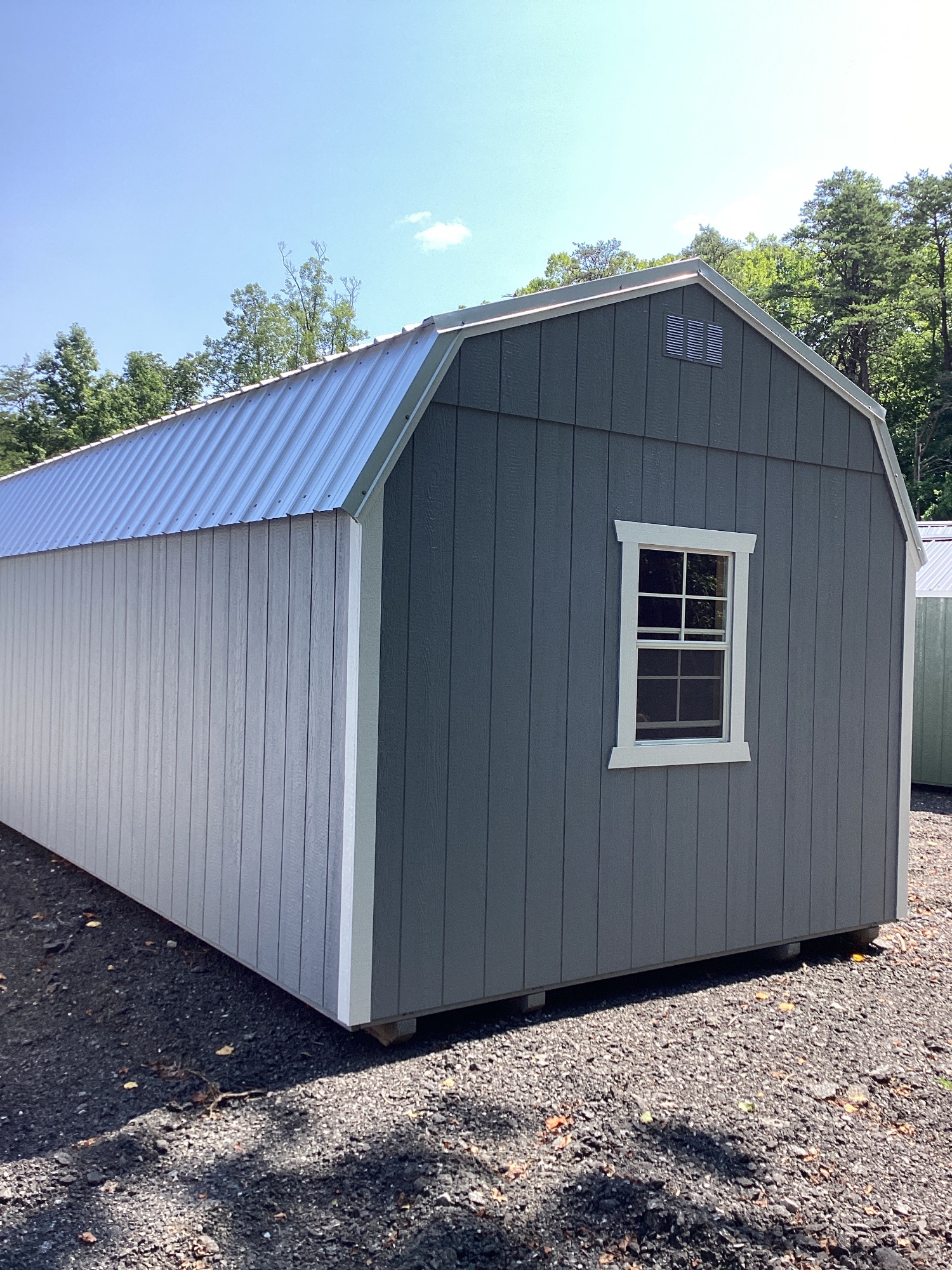 Lofted Barn Garage - 12x28 (#9) image 2