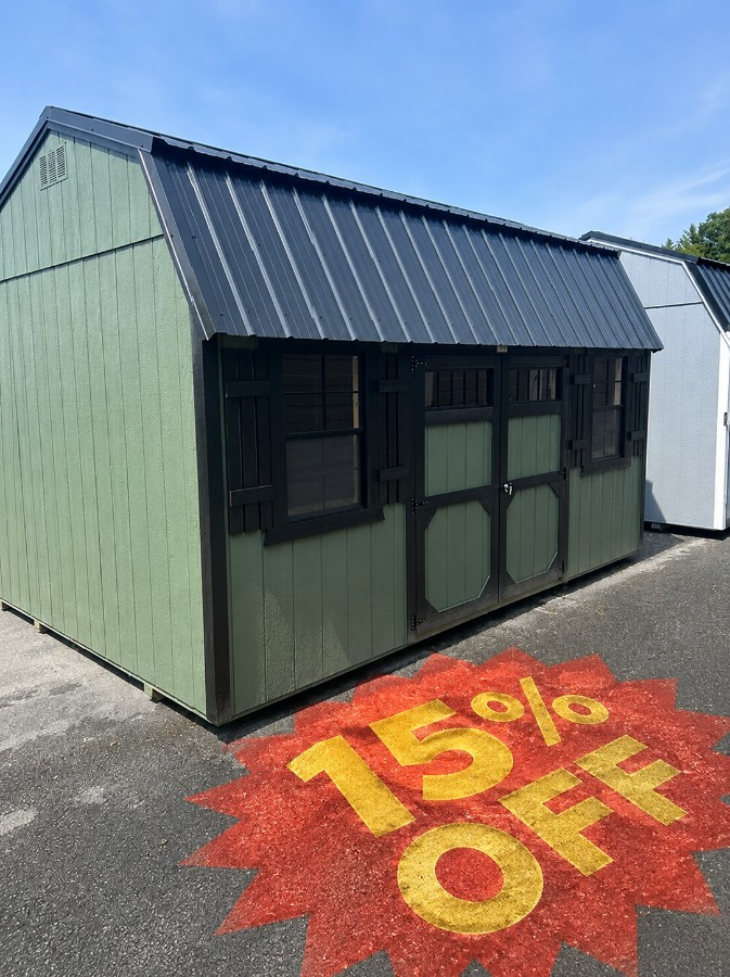 #13 Side Lofted Barn - 10 X 16 - Special Price ($4,883.25 or as low as $166.10 / Month)