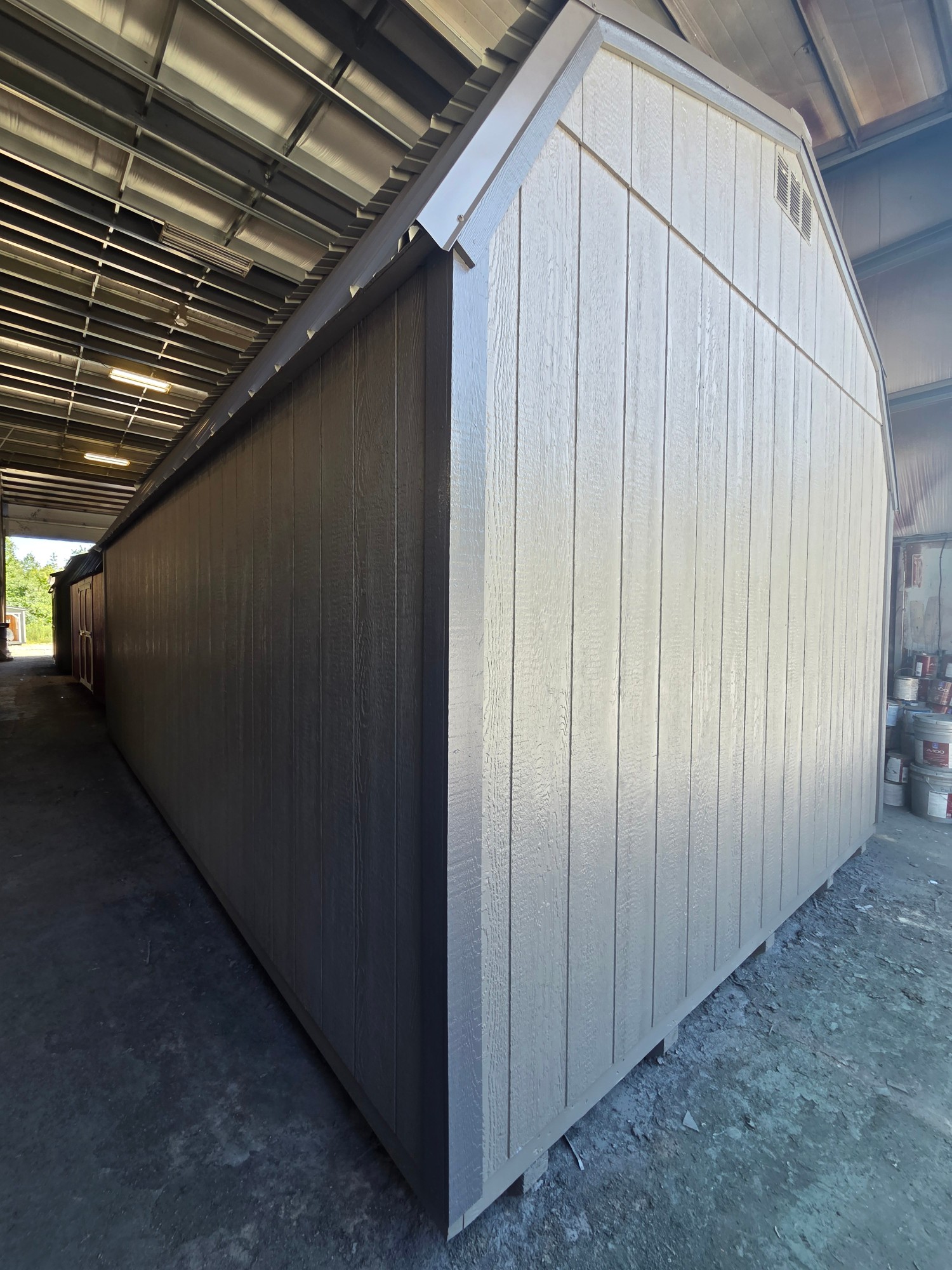 Lofted Barn Garage - 12x20 image 2