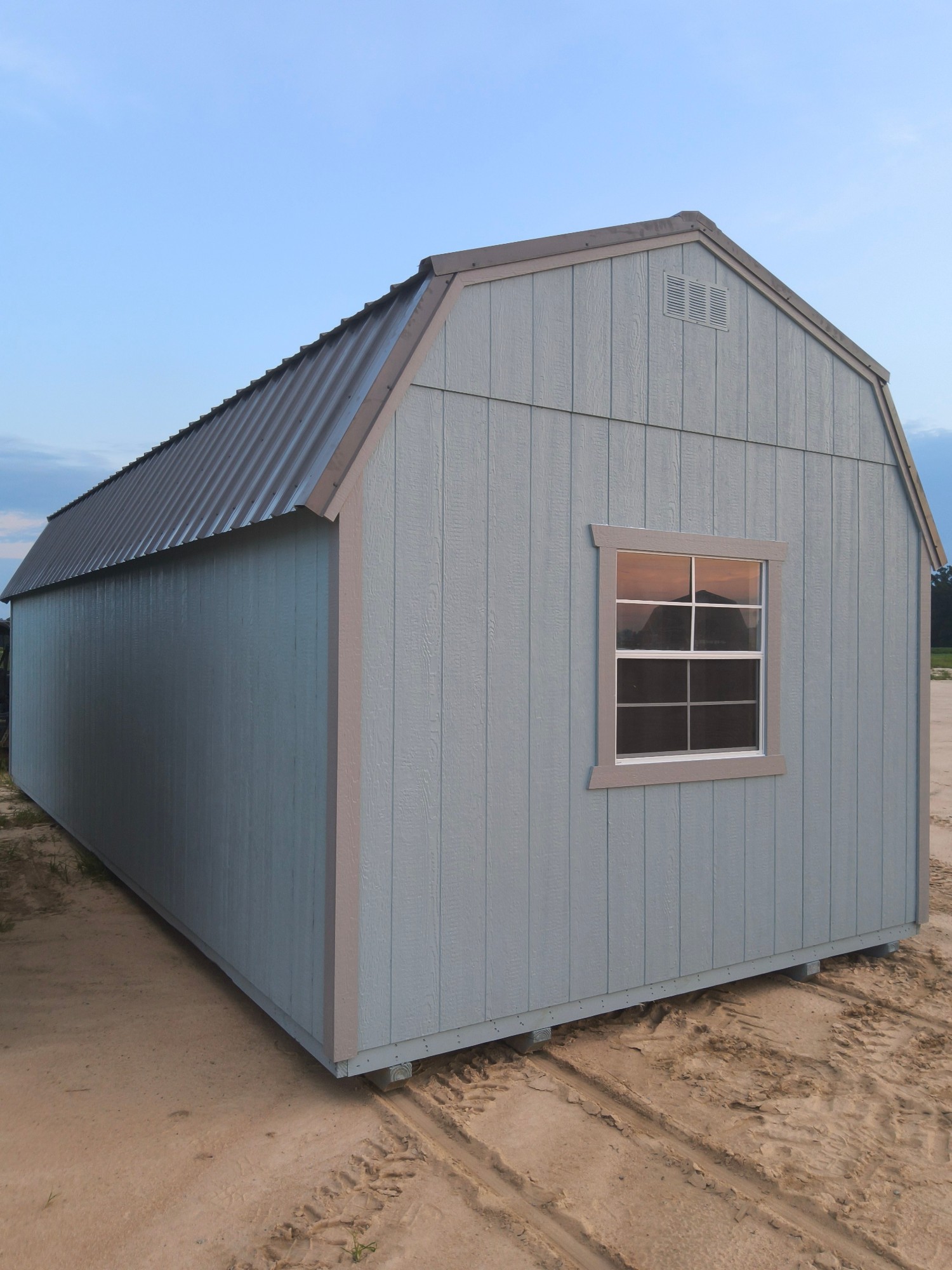 Lofted Barn Garage - 12x28 image 2
