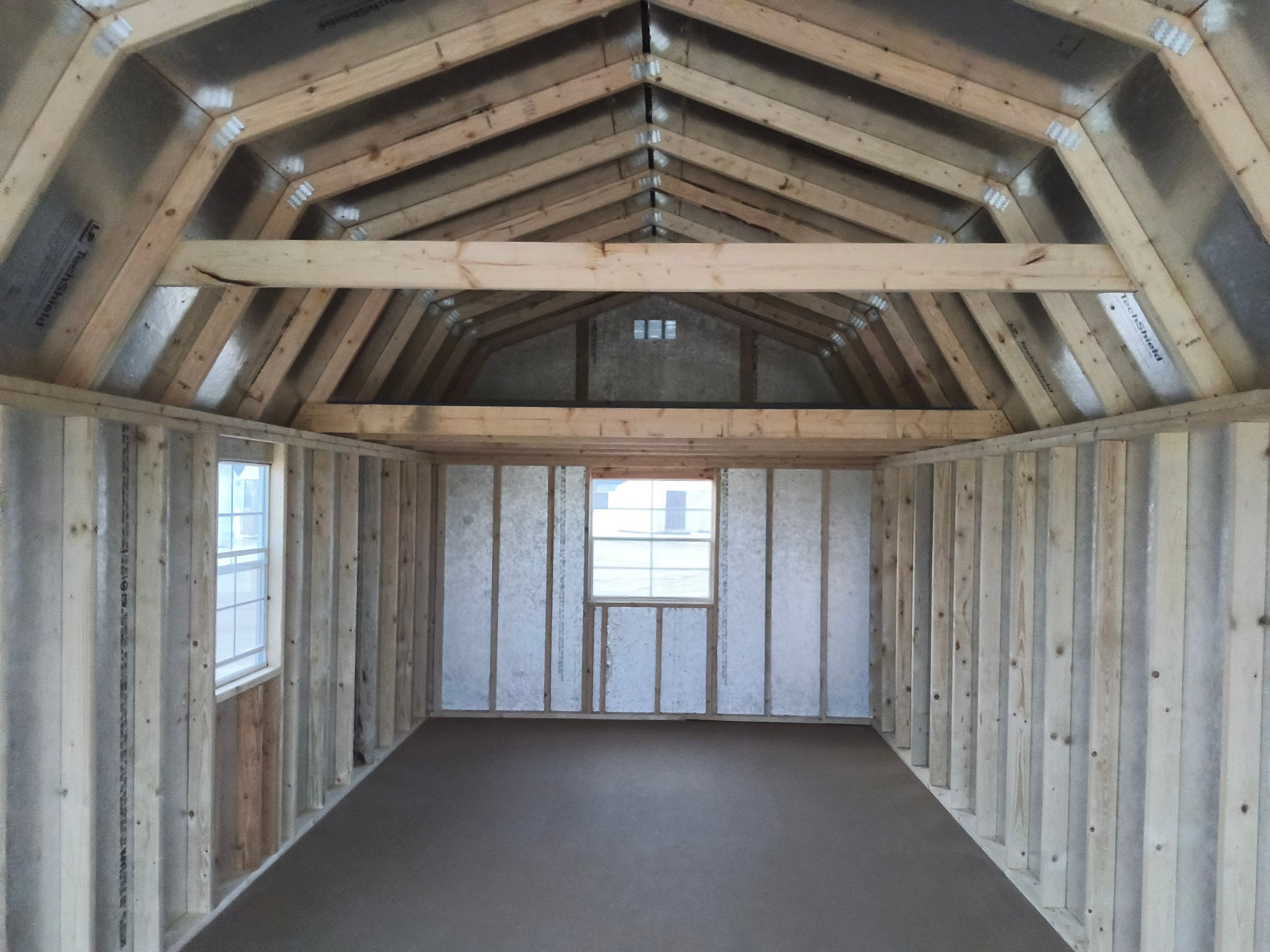 Lofted Barn Garage - 12x28 image 4