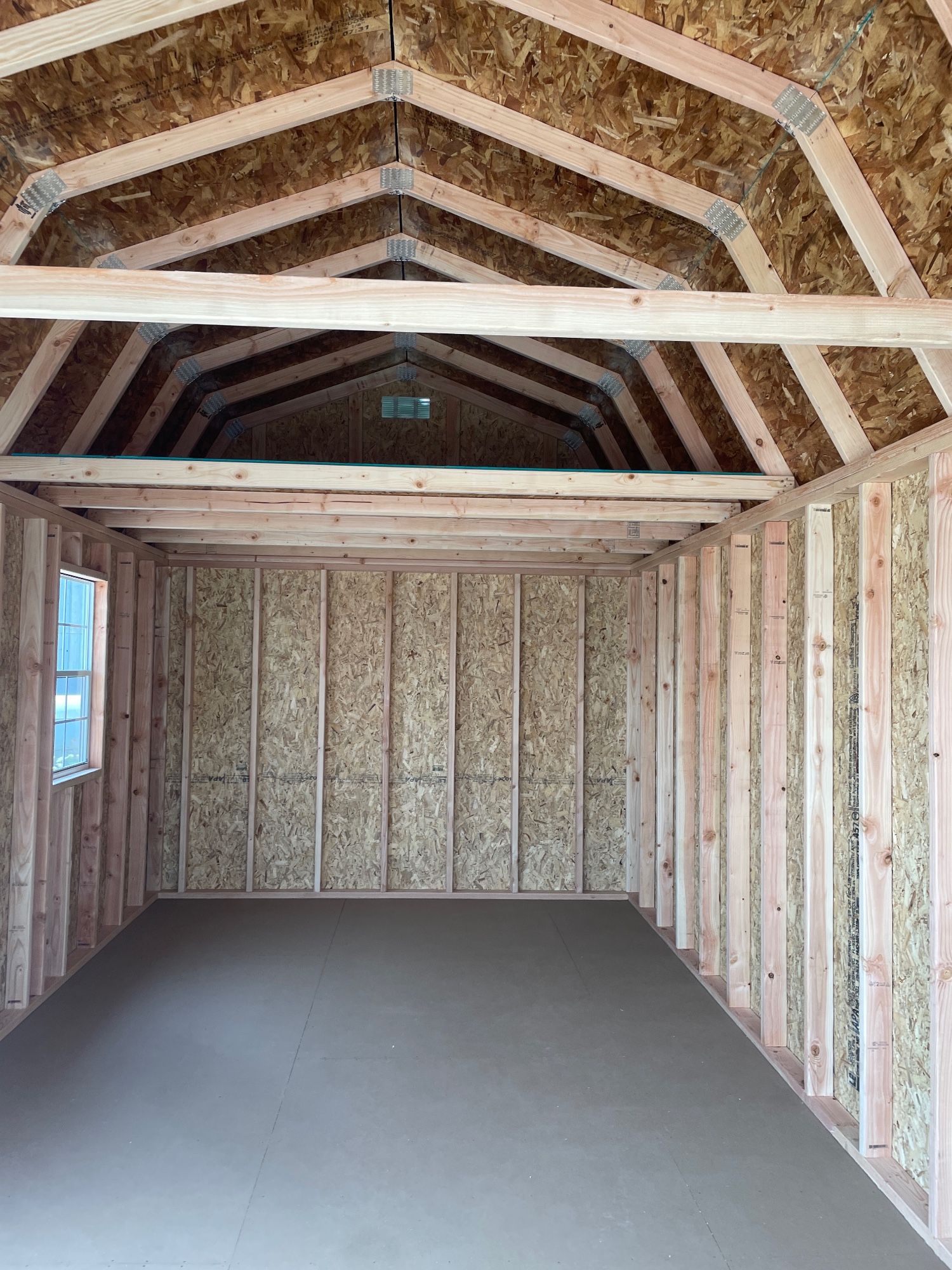 Lofted Barn 8' Garage - 10x20 image 4