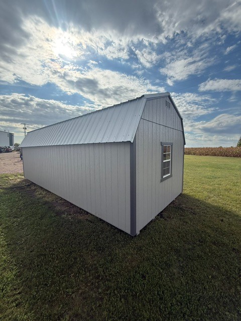 12X28 Lofted Barn W/9' Garage Package image 3