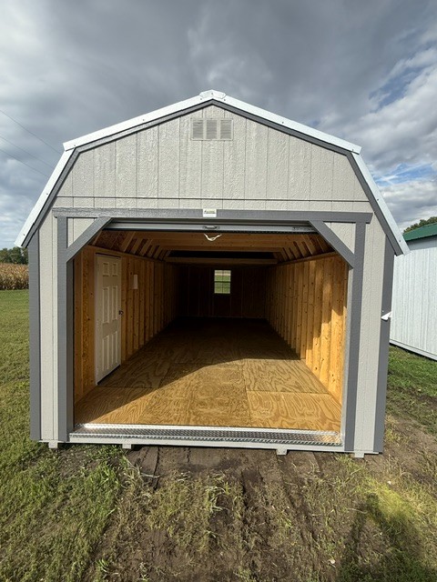 12X28 Lofted Barn W/9' Garage Package image 5