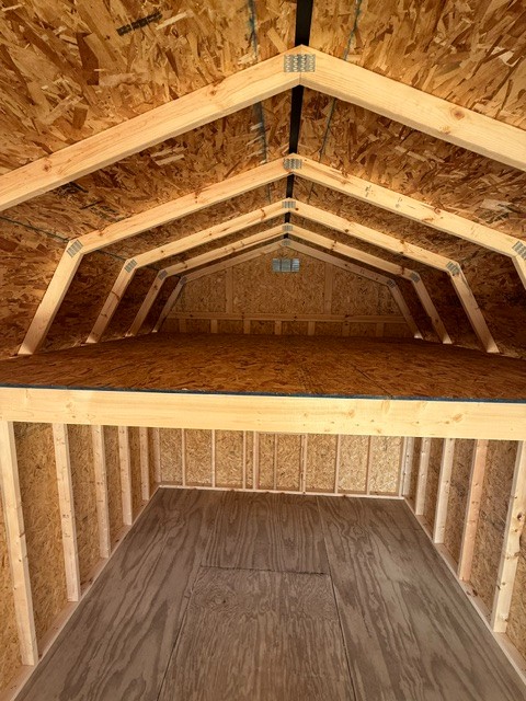 12X28 Lofted Barn W/9' Garage Package image 6