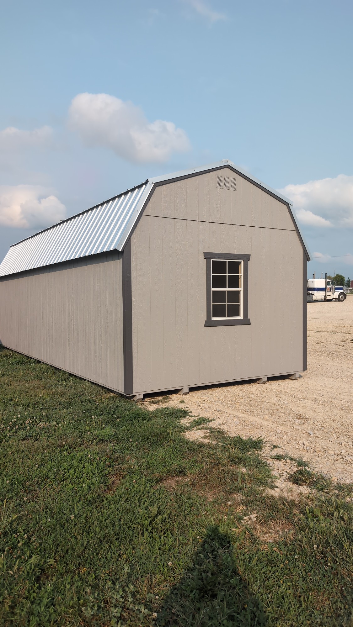12X28 Lofted Barn W/9' Garage Package image 7