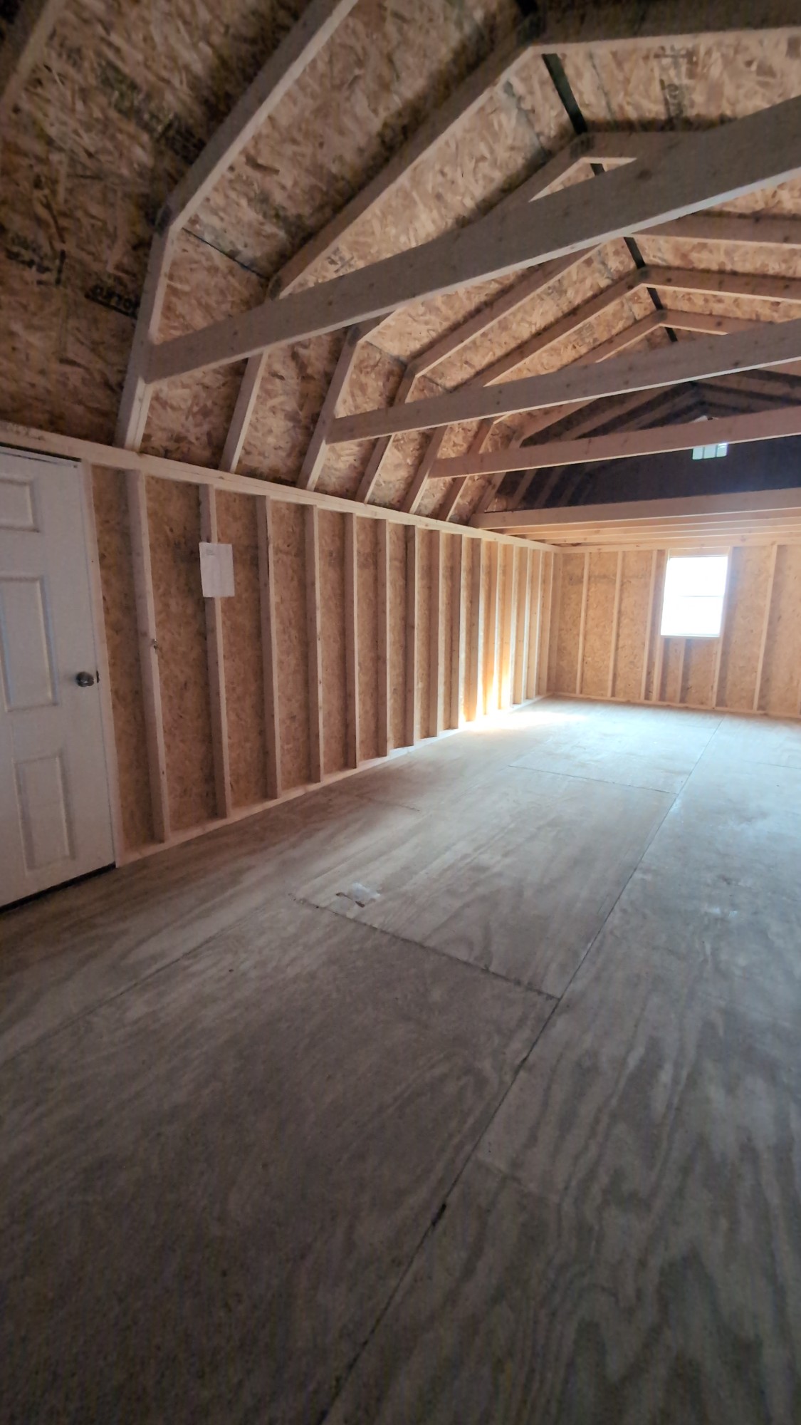 12X28 Lofted Barn W/9' Garage Package image 10