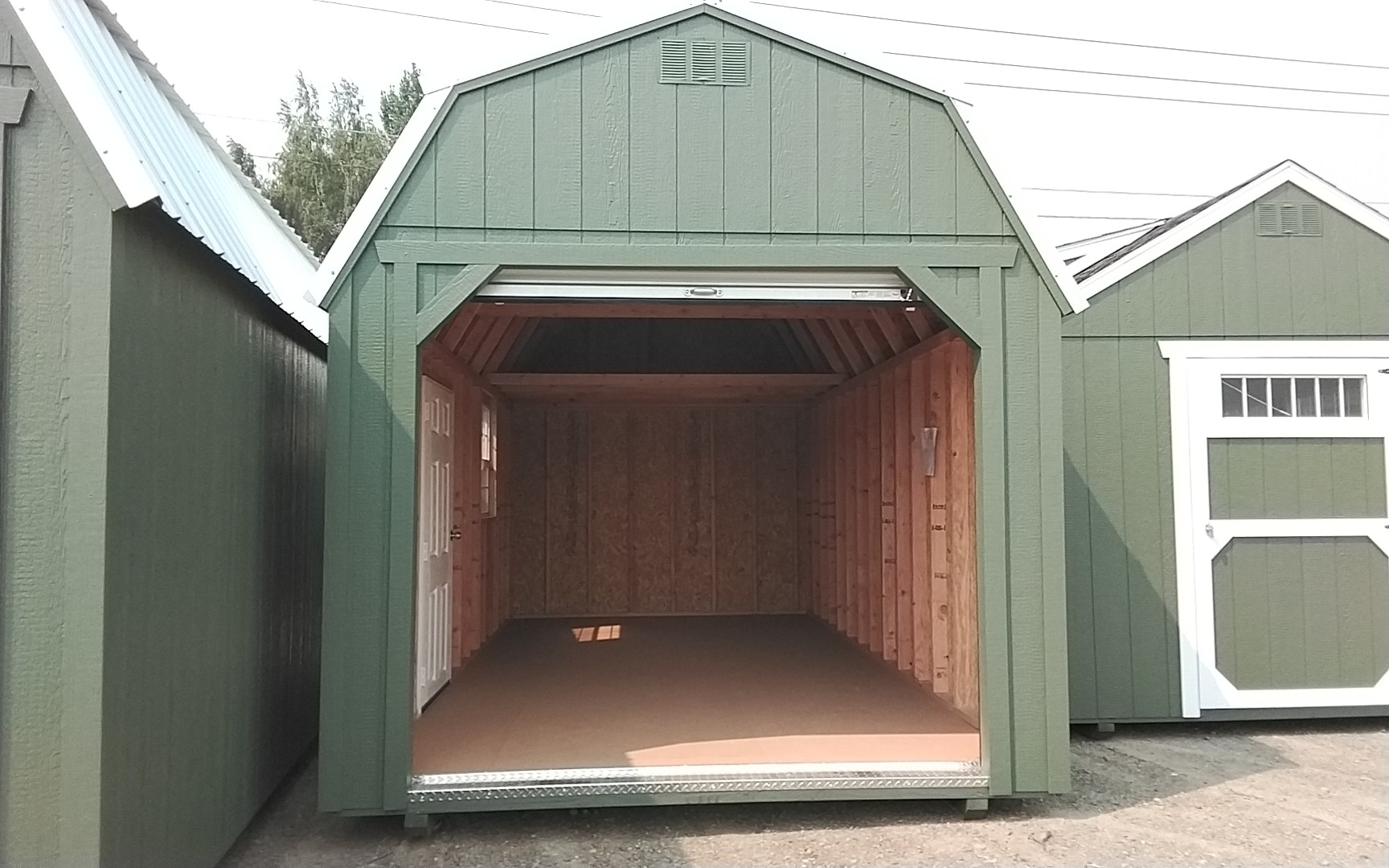 Lofted Barn 8' Garage - 10x20