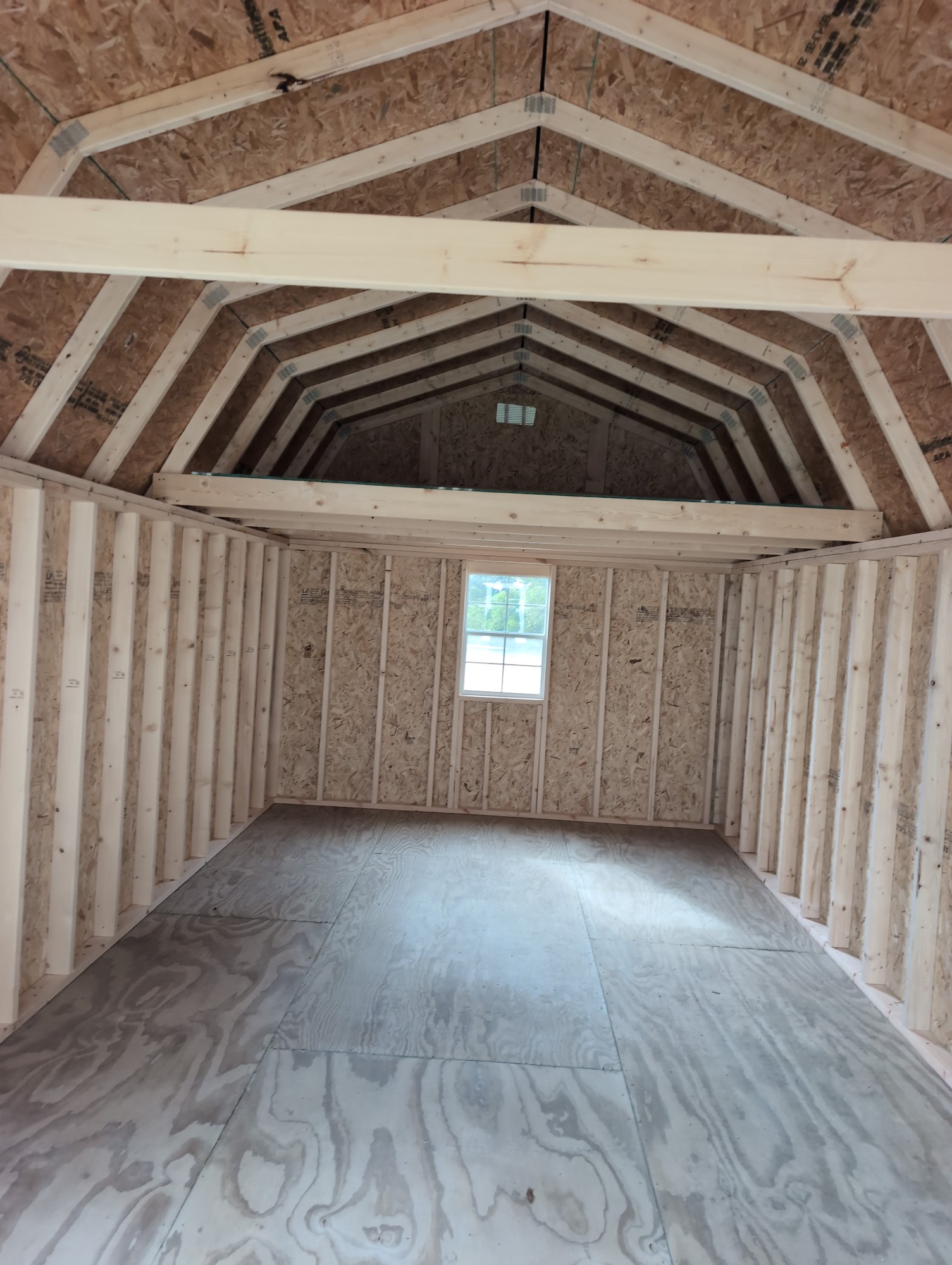 Lofted Barn Garage - 12x24 image 4