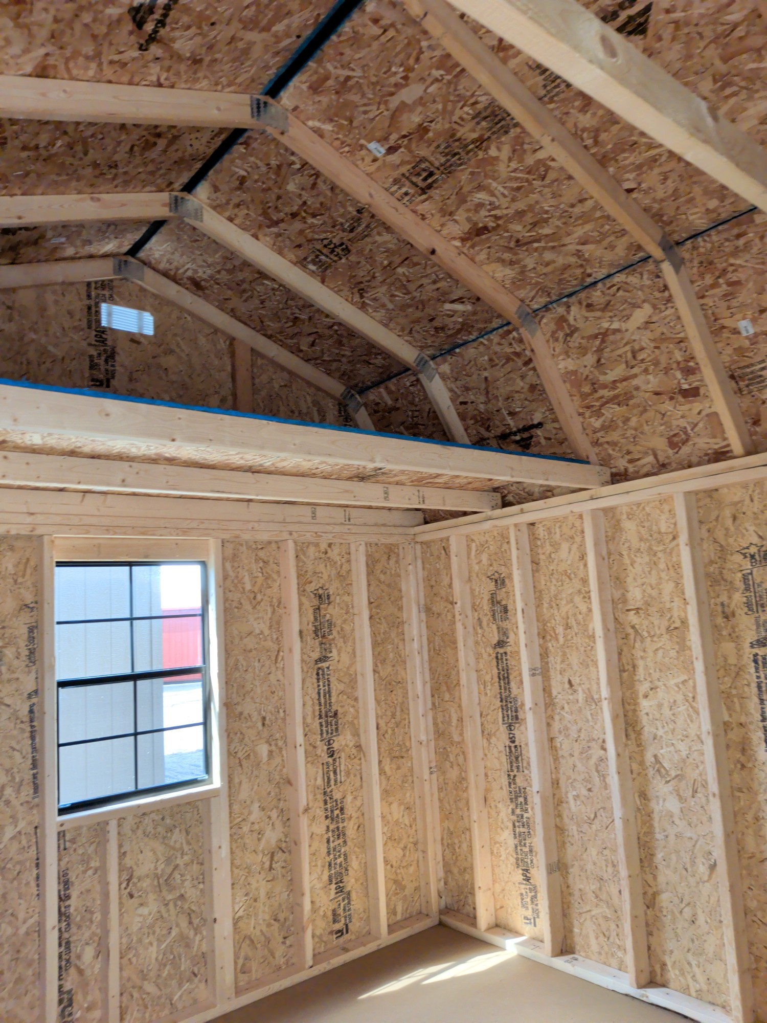 Lofted Barn 8' Garage - 10x16